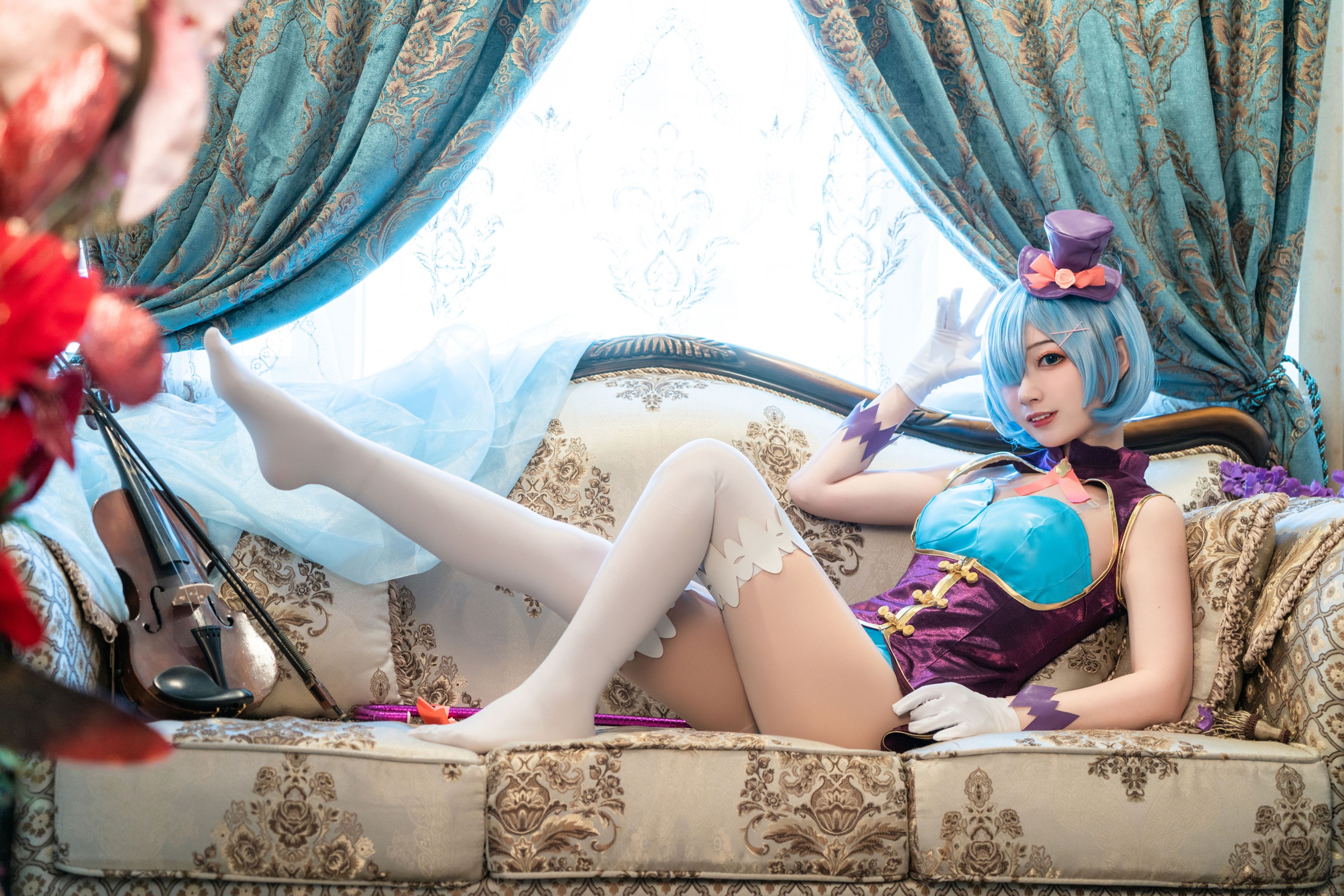 图片[4]-桃墨公子x – 《蕾姆魔术师》[22P]-COS写真在线网