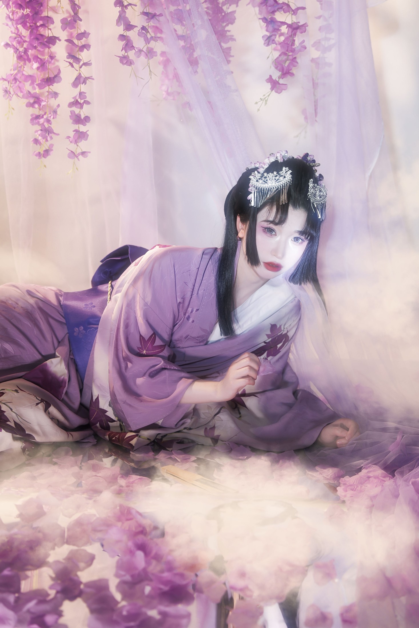 图片[4]-猫咪 – 《紫藤花妖》[23P]-COS写真在线网