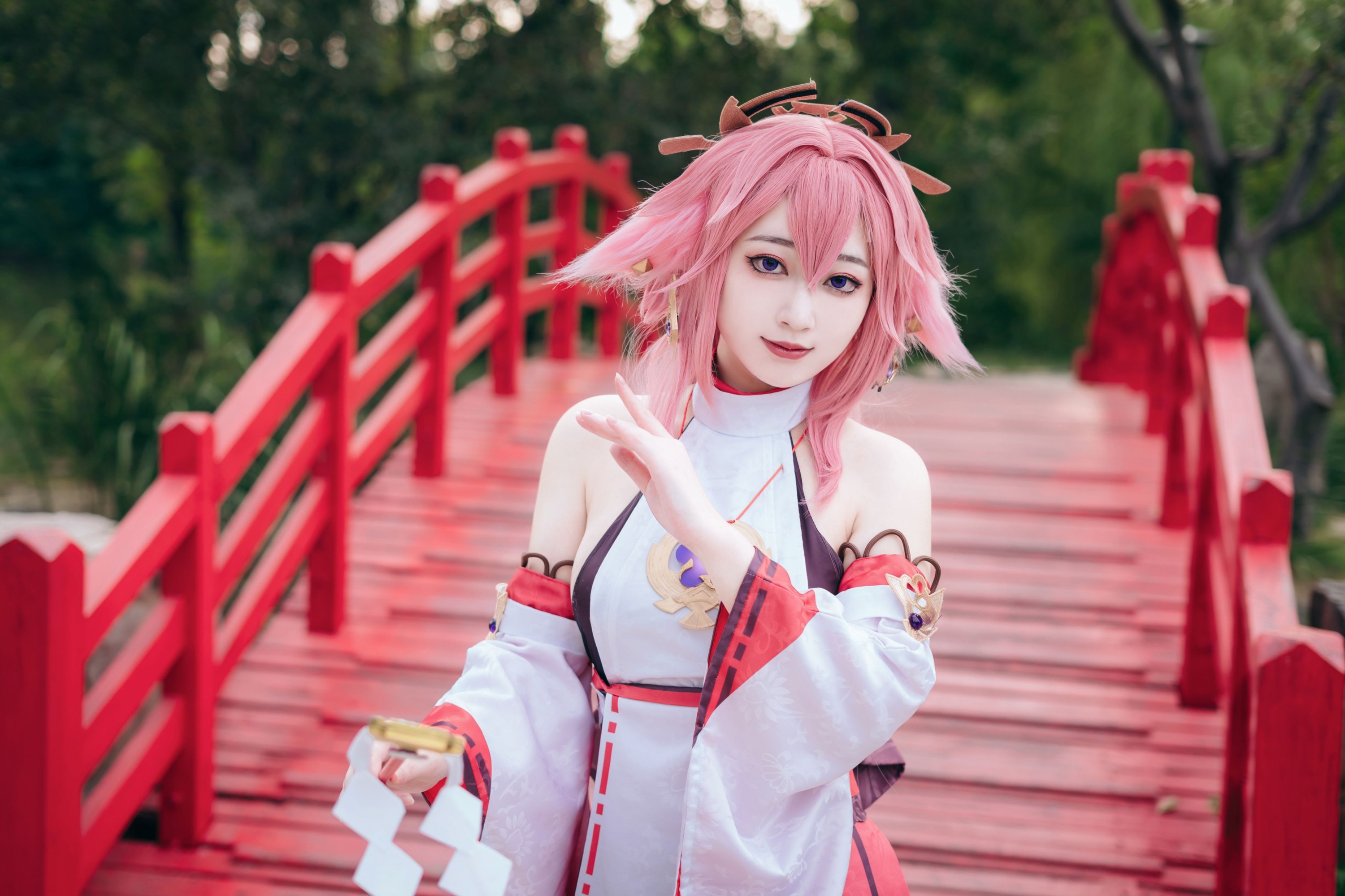 图片[4]-桃墨公子x – 《八重神子》[24P]-COS写真在线网