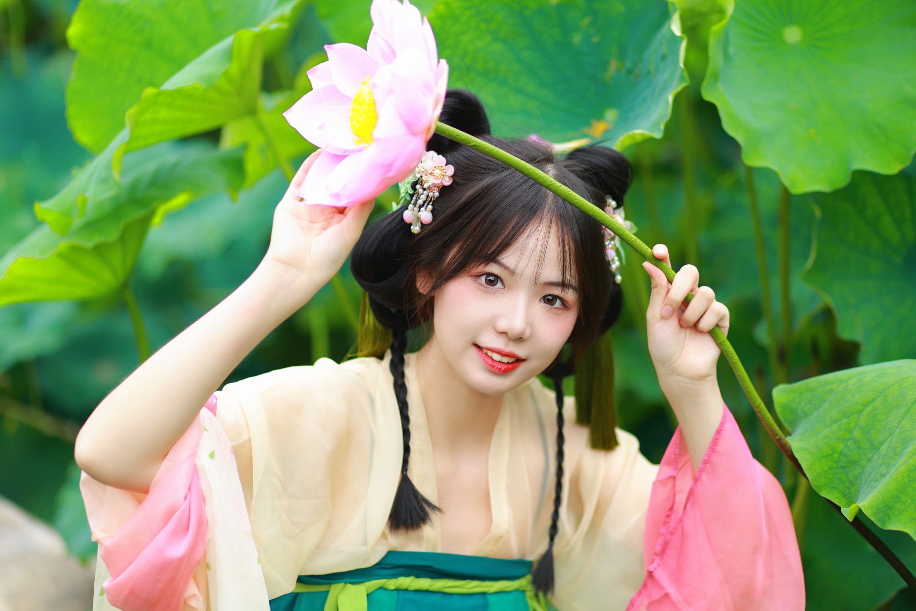 图片[3]-暮烟色CC – 《荷塘少女》[27P]-COS写真在线网