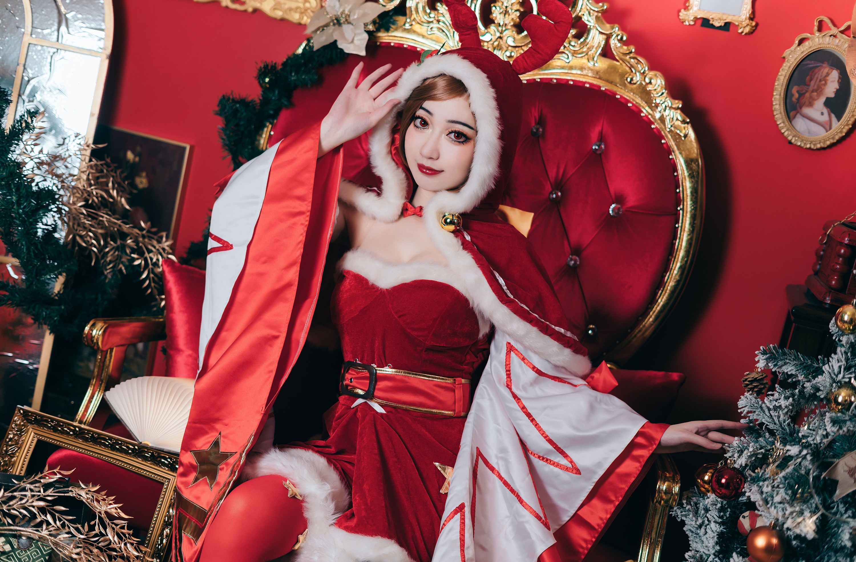 图片[3]-桃墨公子x – 《圣诞貂蝉》[21P]-COS写真在线网