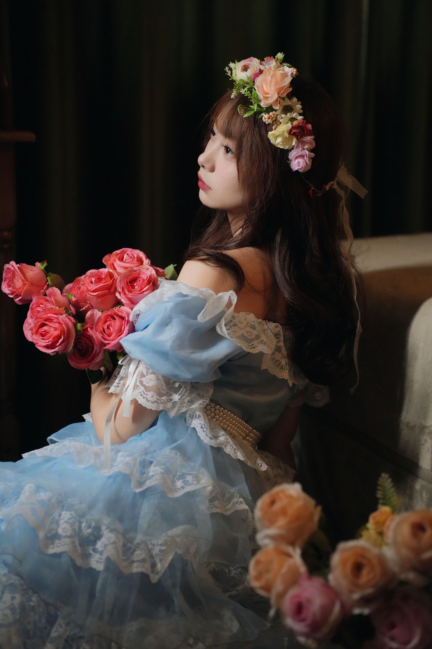 图片[5]-小可爱 – 《油画中的少女》[45P]-COS写真在线网