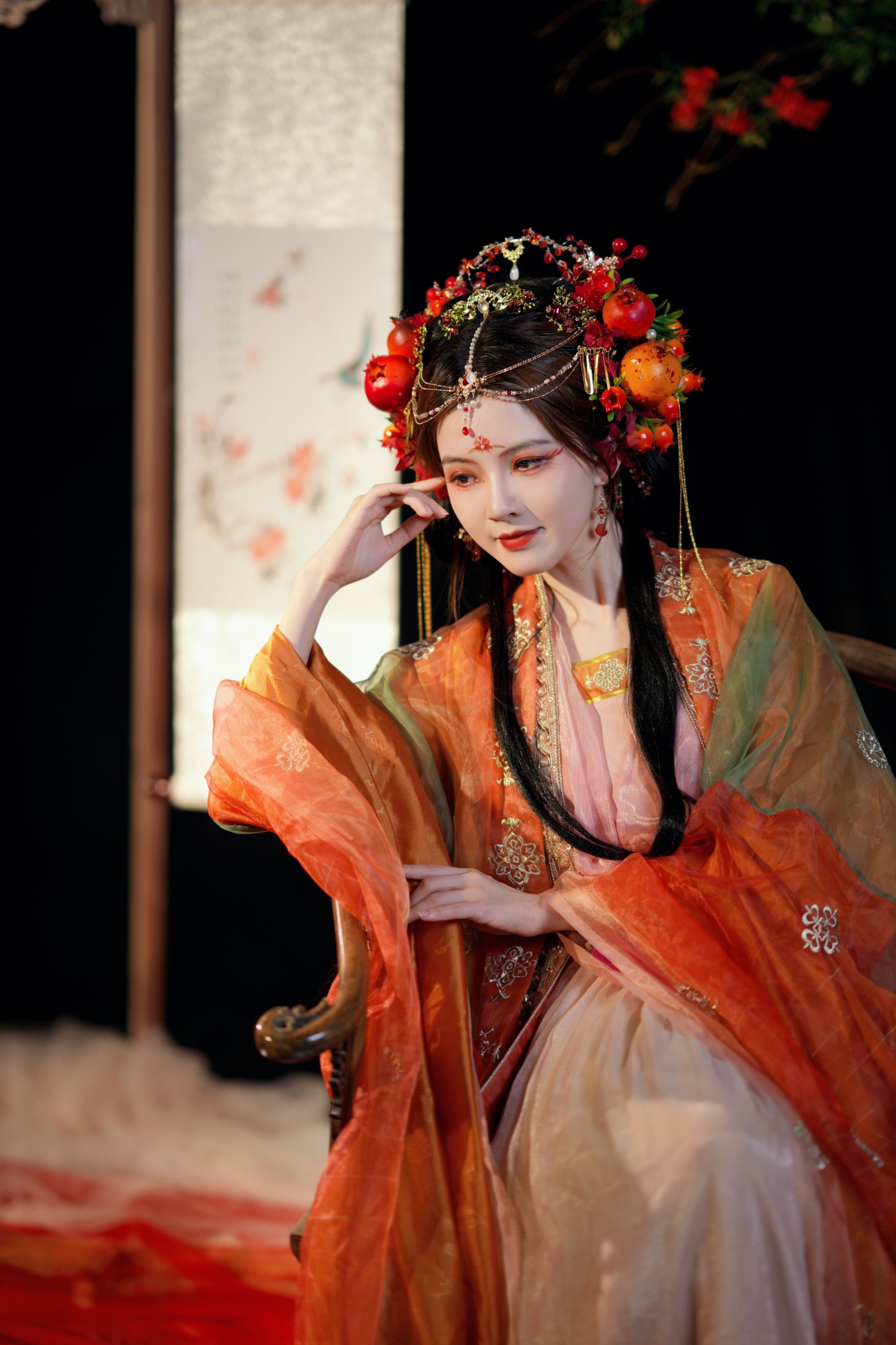 图片[3]-Tifa丁小妮 – 《十二花神之石榴花神》[40P]-COS写真在线网