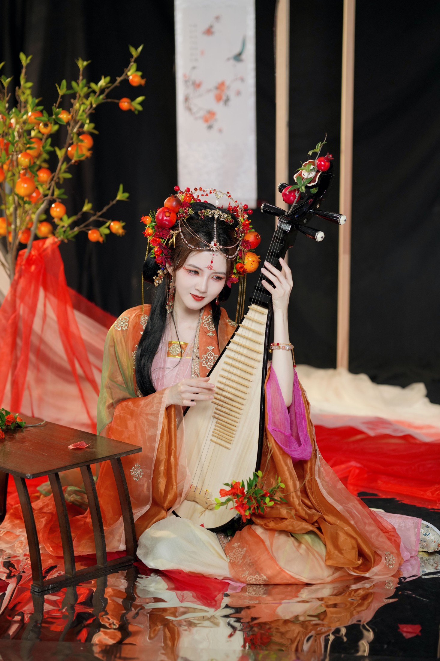 图片[5]-Tifa丁小妮 – 《十二花神之石榴花神》[40P]-COS写真在线网