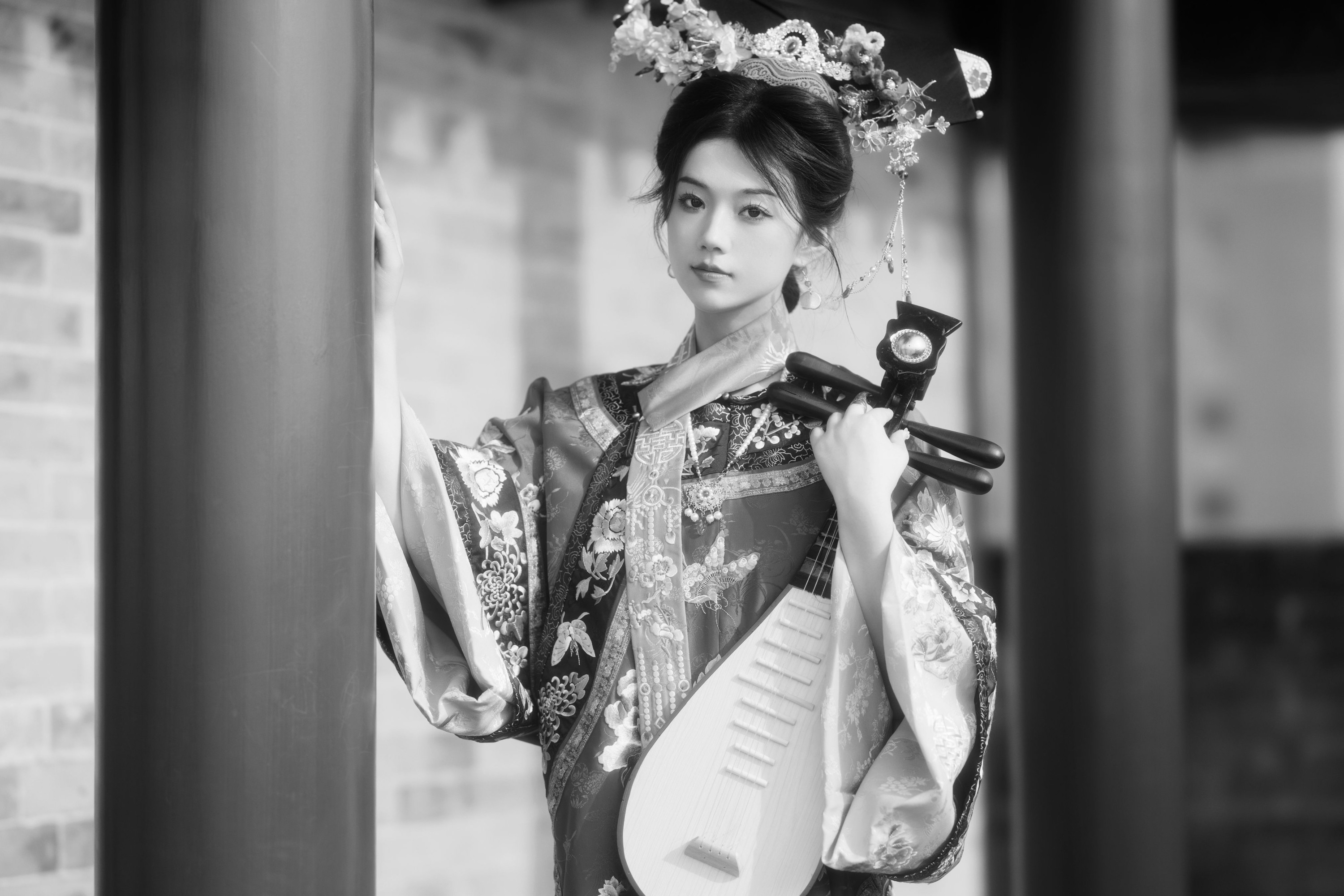 图片[3]-裴同学 – 《黑白古装》[32P]-COS写真在线网