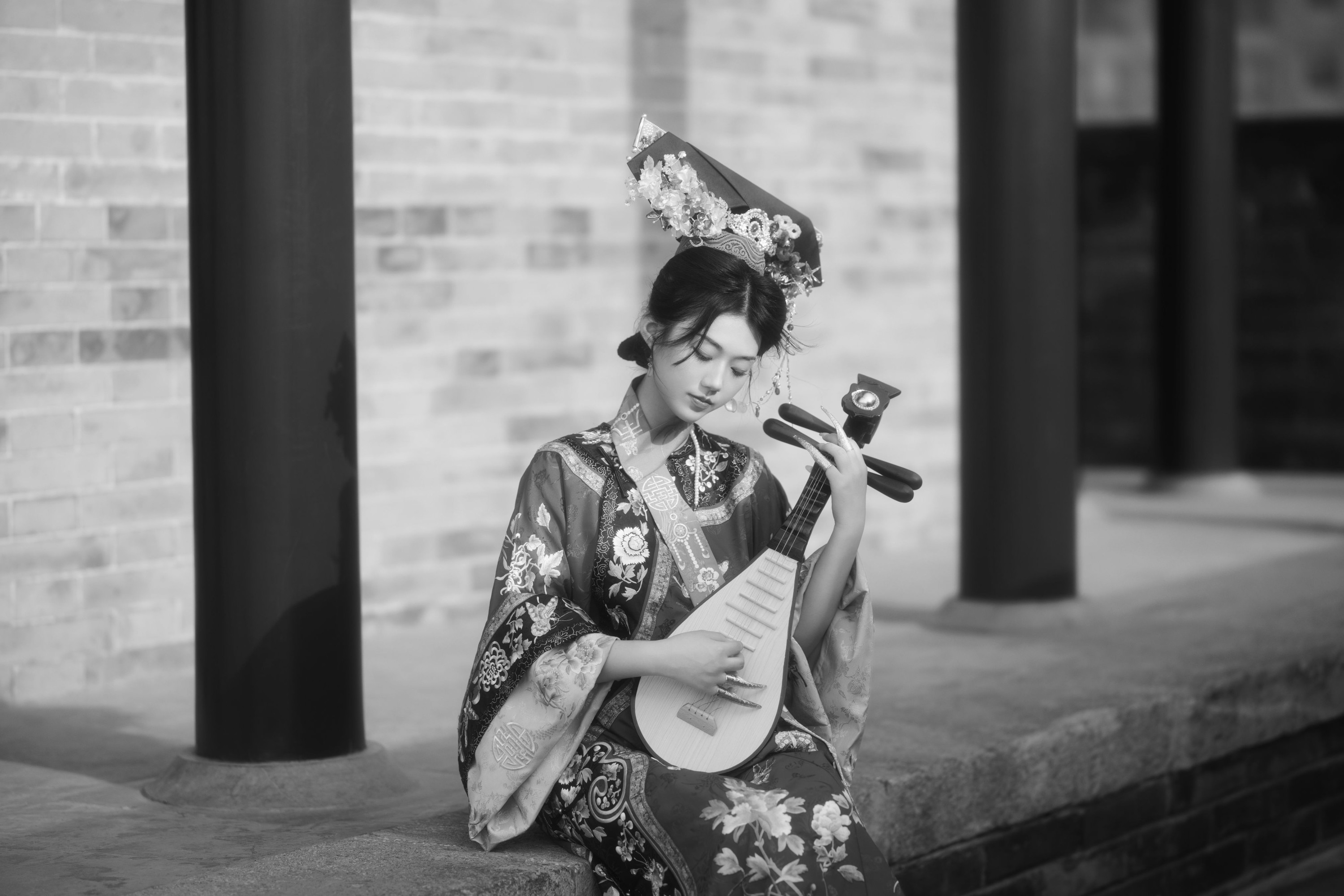 图片[5]-裴同学 – 《黑白古装》[32P]-COS写真在线网