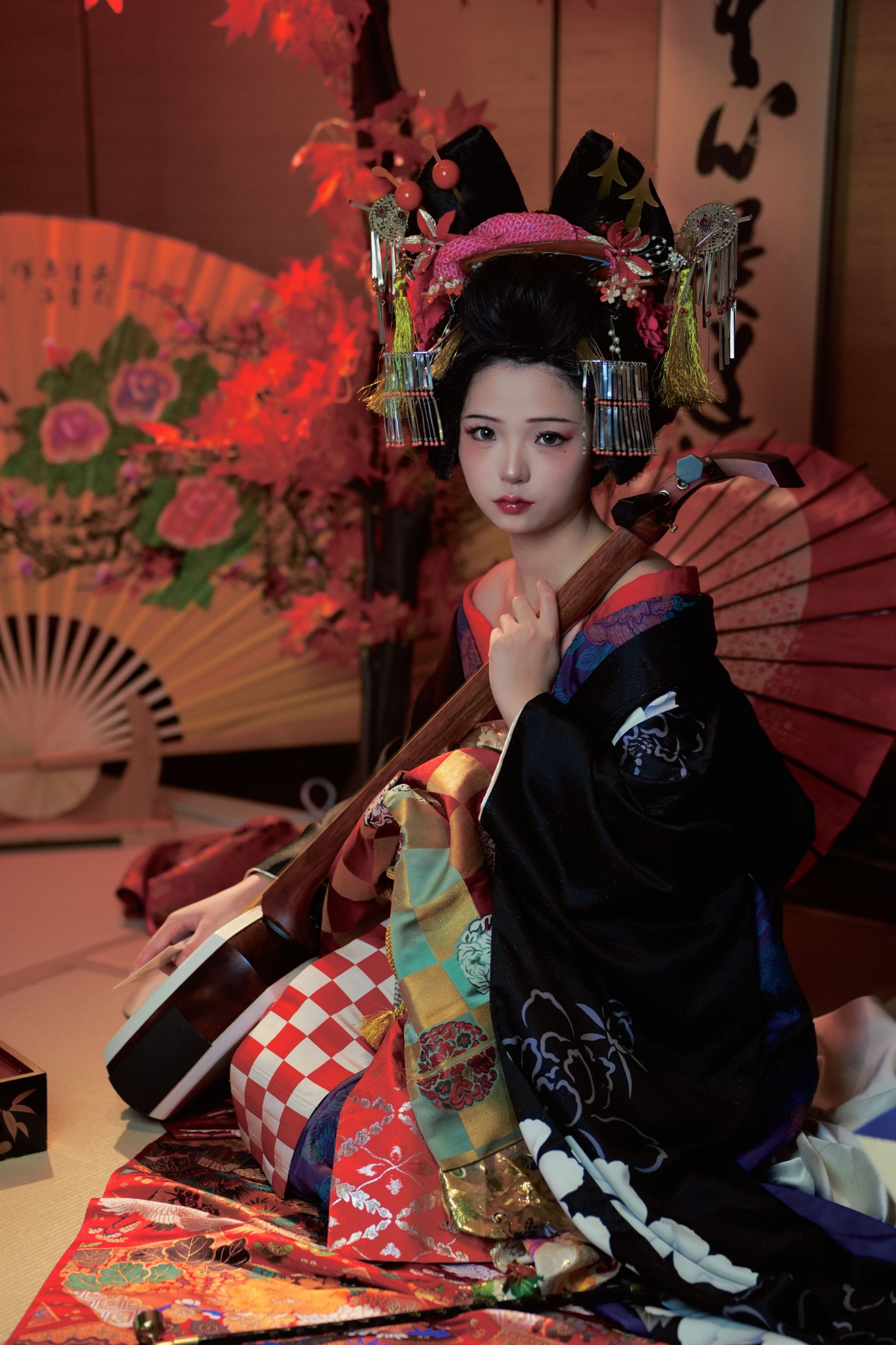 图片[4]-欣宝欣宝天天吃饱 – 《花魁道中》[25P]-COS写真在线网