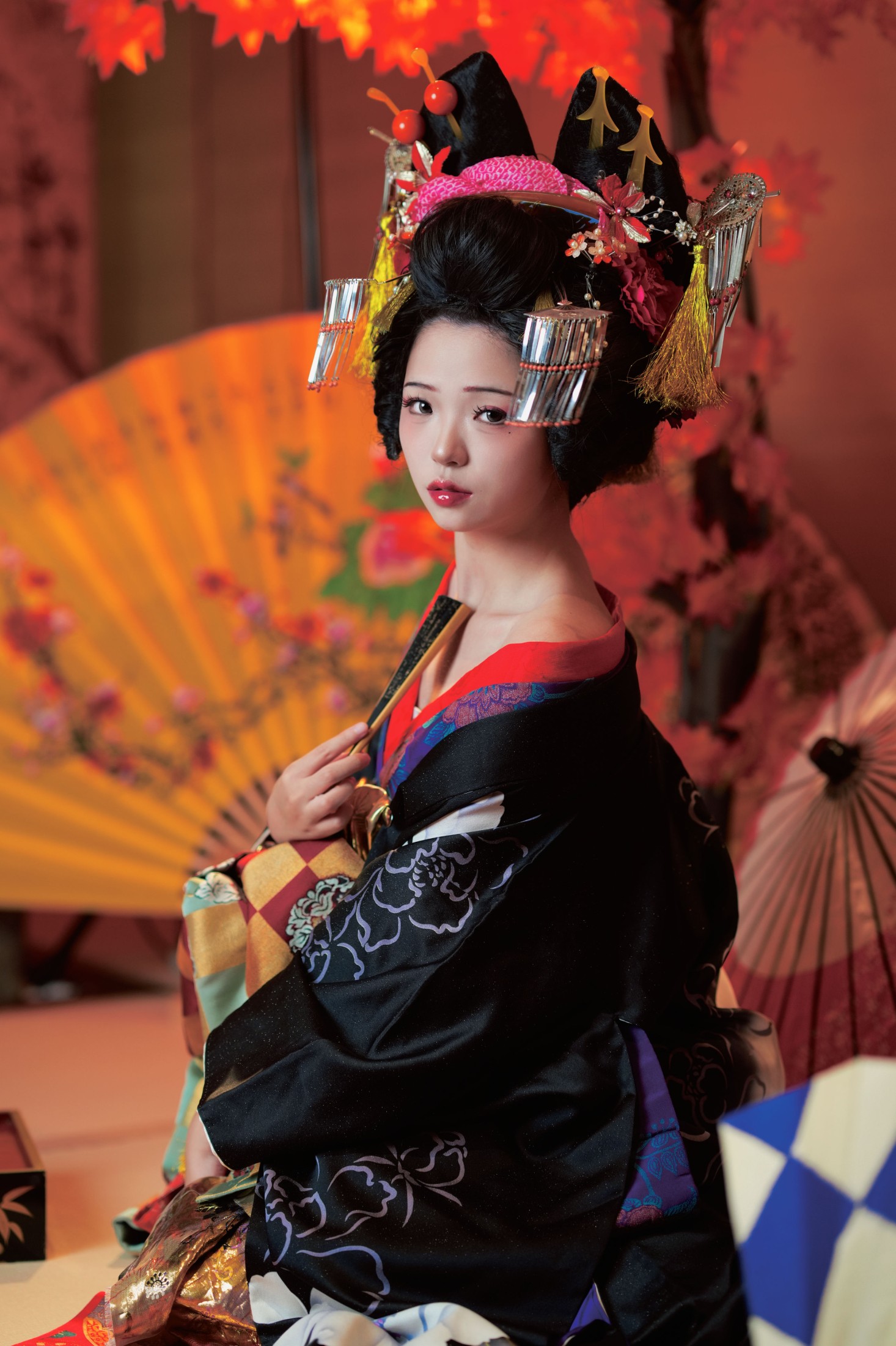 图片[3]-欣宝欣宝天天吃饱 – 《花魁道中》[25P]-COS写真在线网