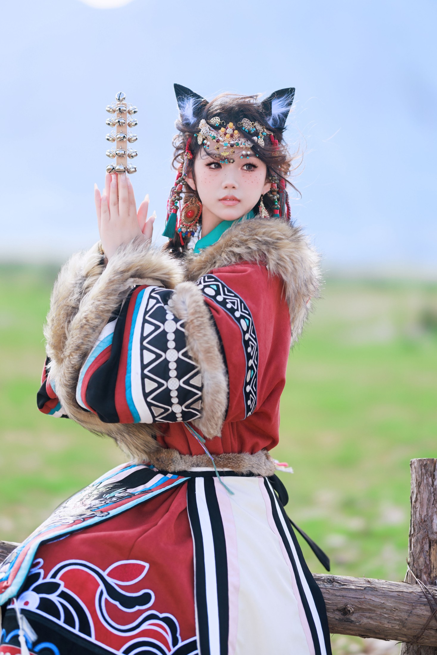 图片[4]-裴同学 – 《喵系藏服》[23P]-COS写真在线网