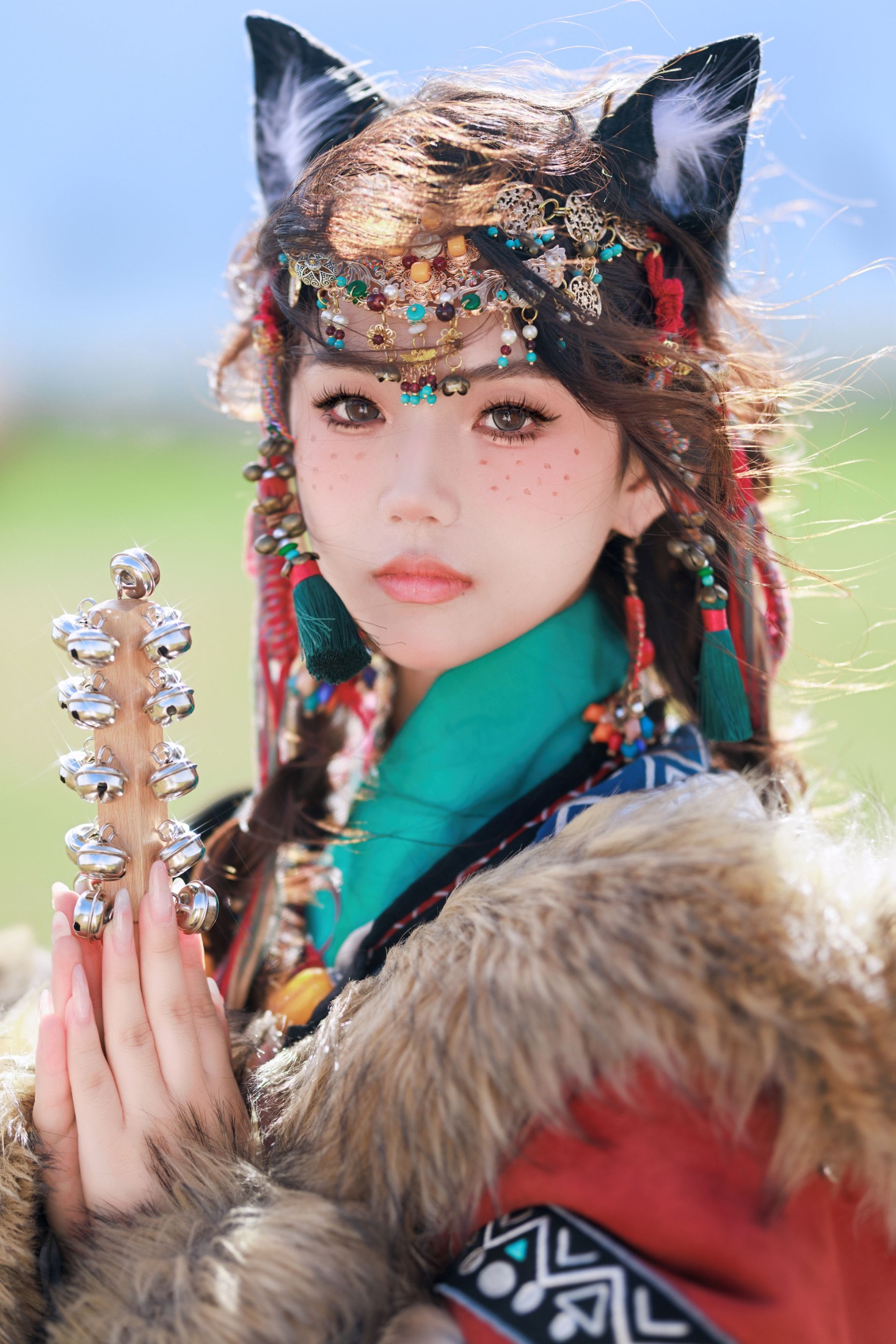 图片[3]-裴同学 – 《喵系藏服》[23P]-COS写真在线网