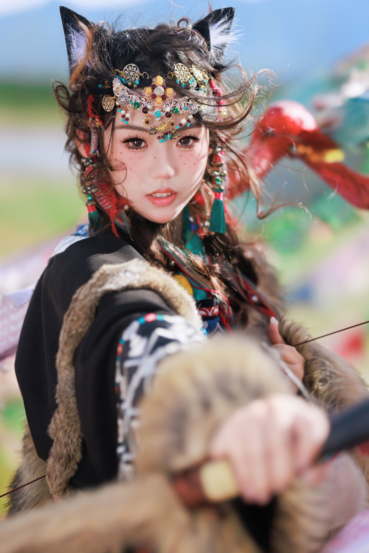 图片[5]-裴同学 – 《喵系藏服》[23P]-COS写真在线网
