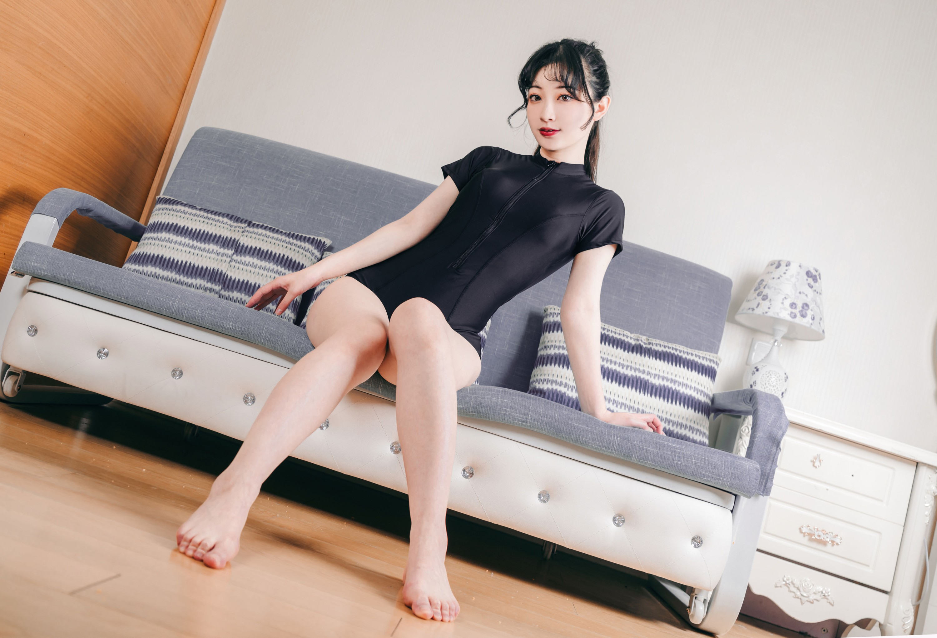 图片[6]-桃墨公子x – 《纯黑的泳衣》[22P]-COS写真在线网