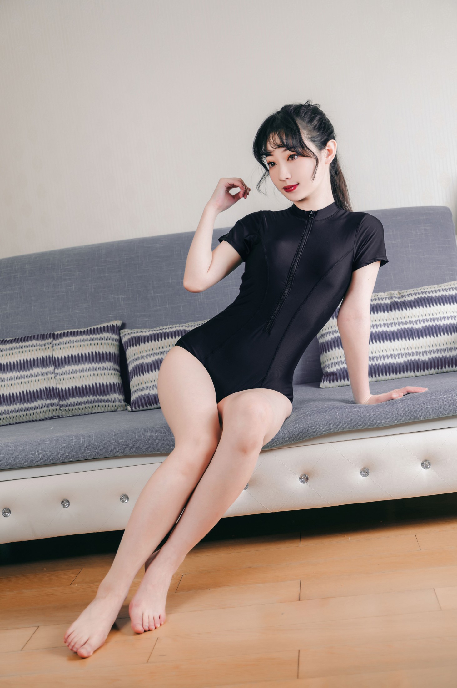 图片[5]-桃墨公子x – 《纯黑的泳衣》[22P]-COS写真在线网