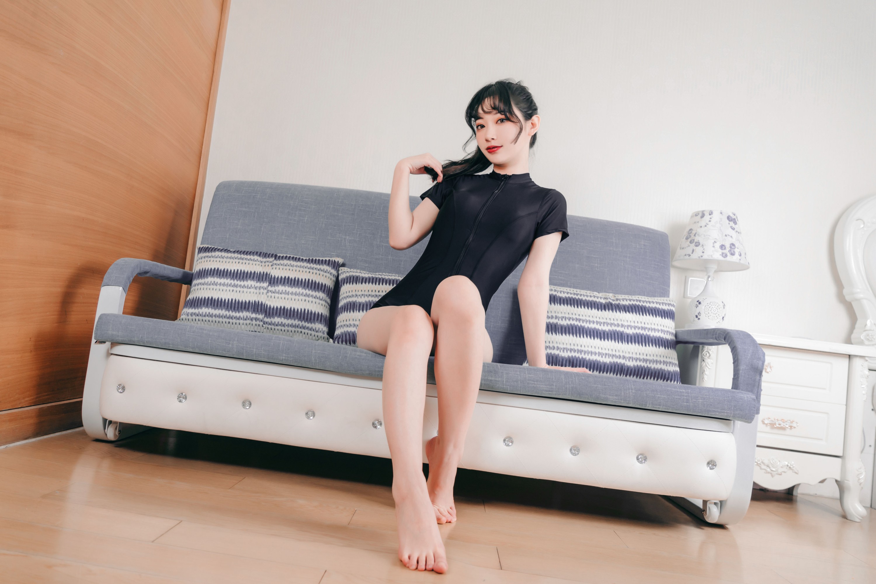 图片[3]-桃墨公子x – 《纯黑的泳衣》[22P]-COS写真在线网