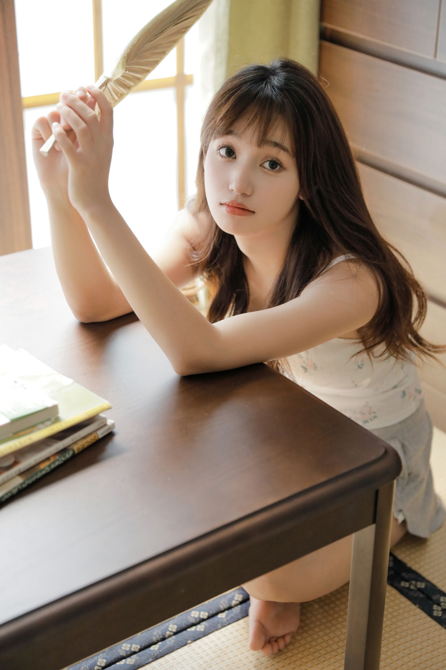 图片[4]-郑湘湘- – 《夏日居家少女》[36P]-COS写真在线网