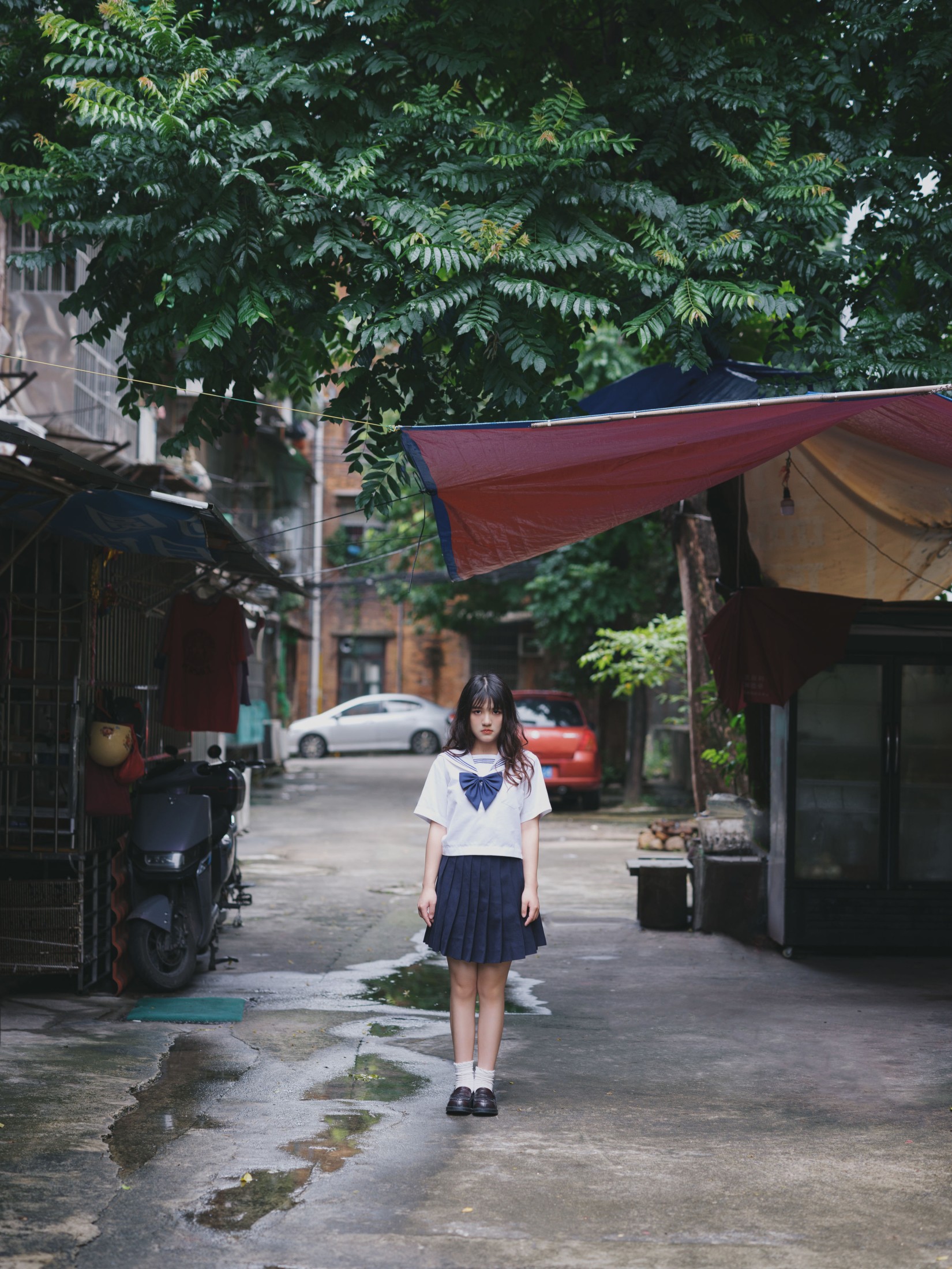 图片[5]-我变成猪了你负责吗 – 《老街与猫》[39P]-COS写真在线网