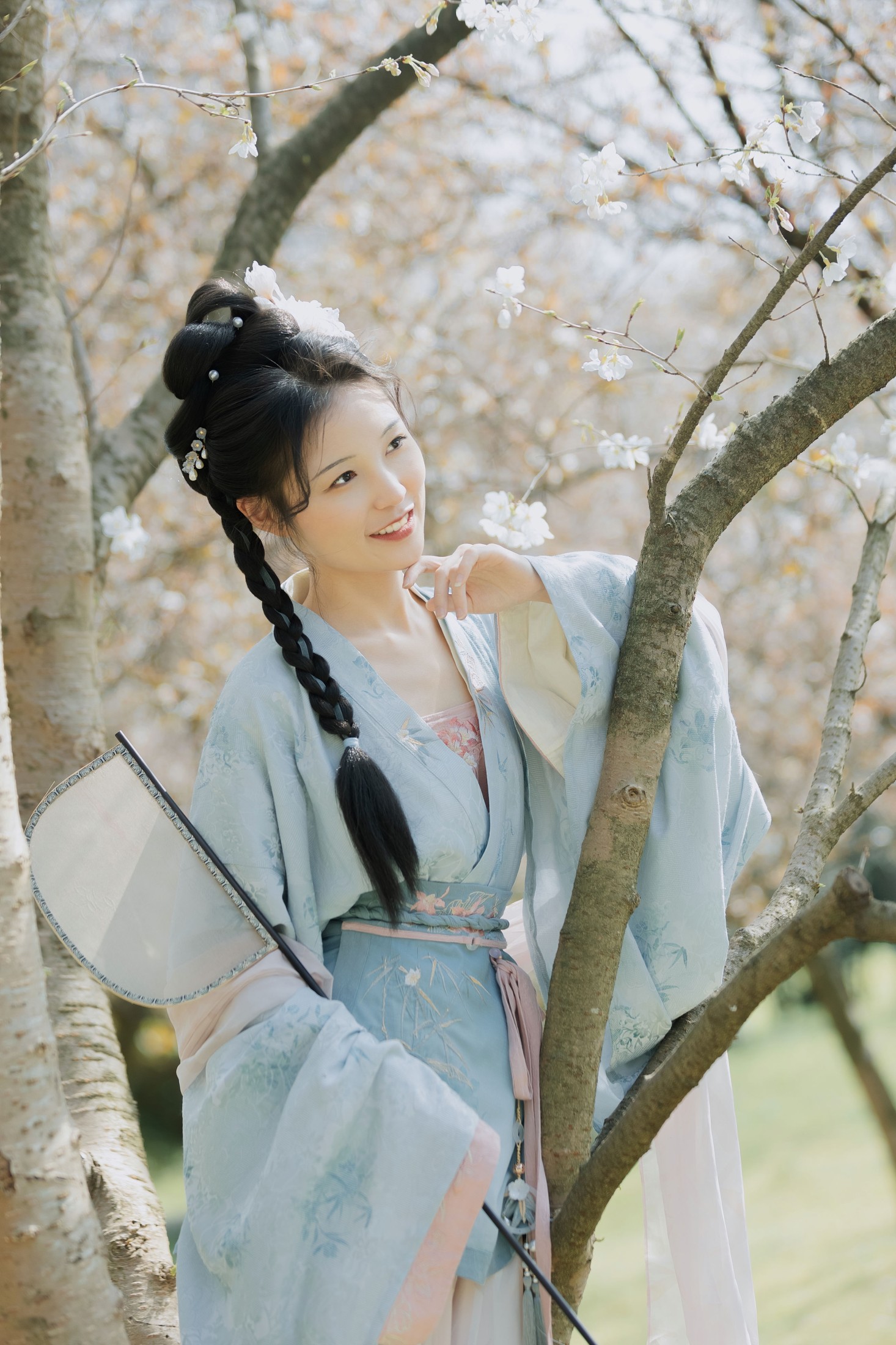 图片[3]-折子语-阿语 – 《樱花树上的少女》[40P]-COS写真在线网