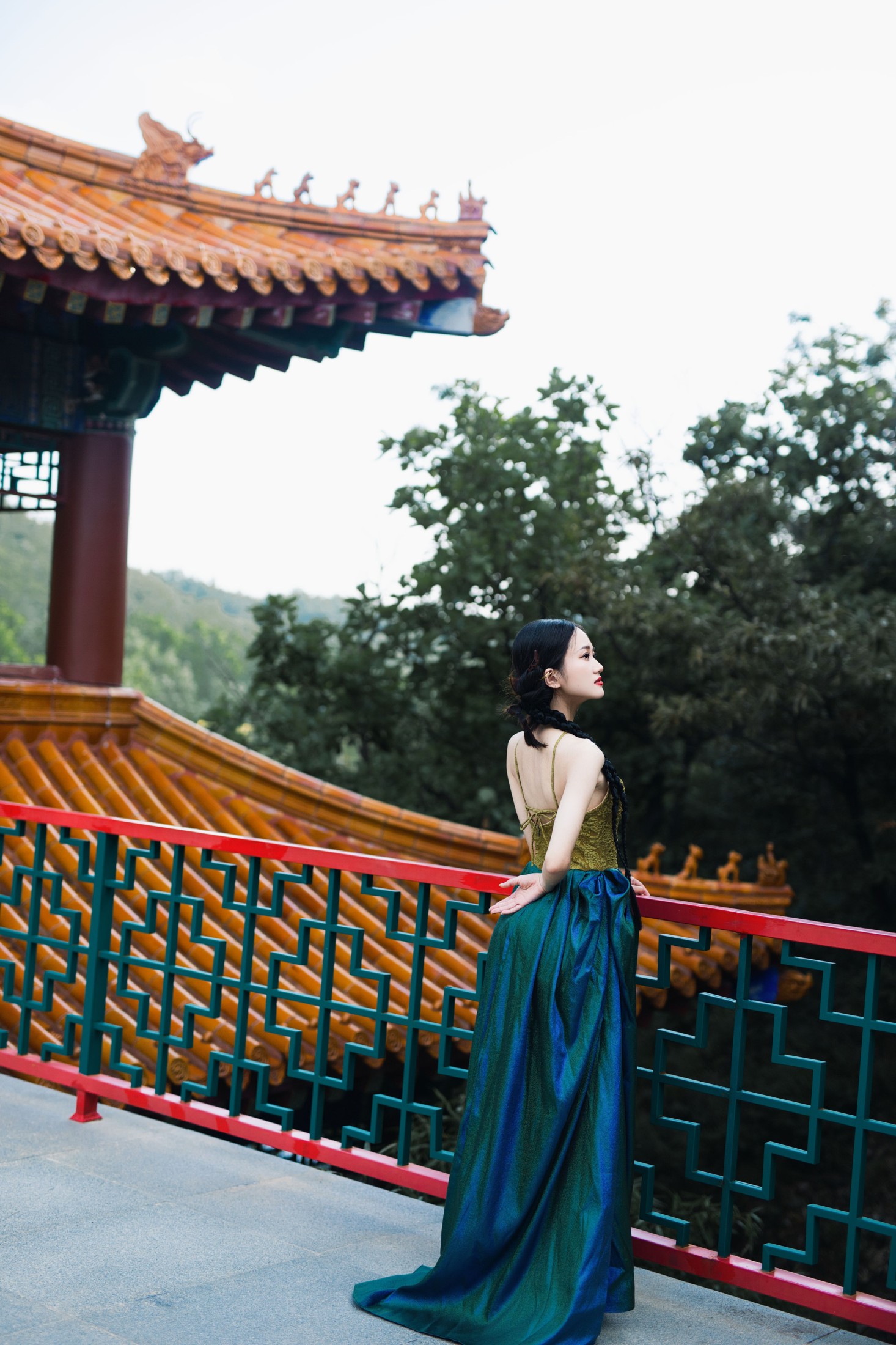 图片[4]-文文 – 《新中式礼服游园》[23P]-COS写真在线网