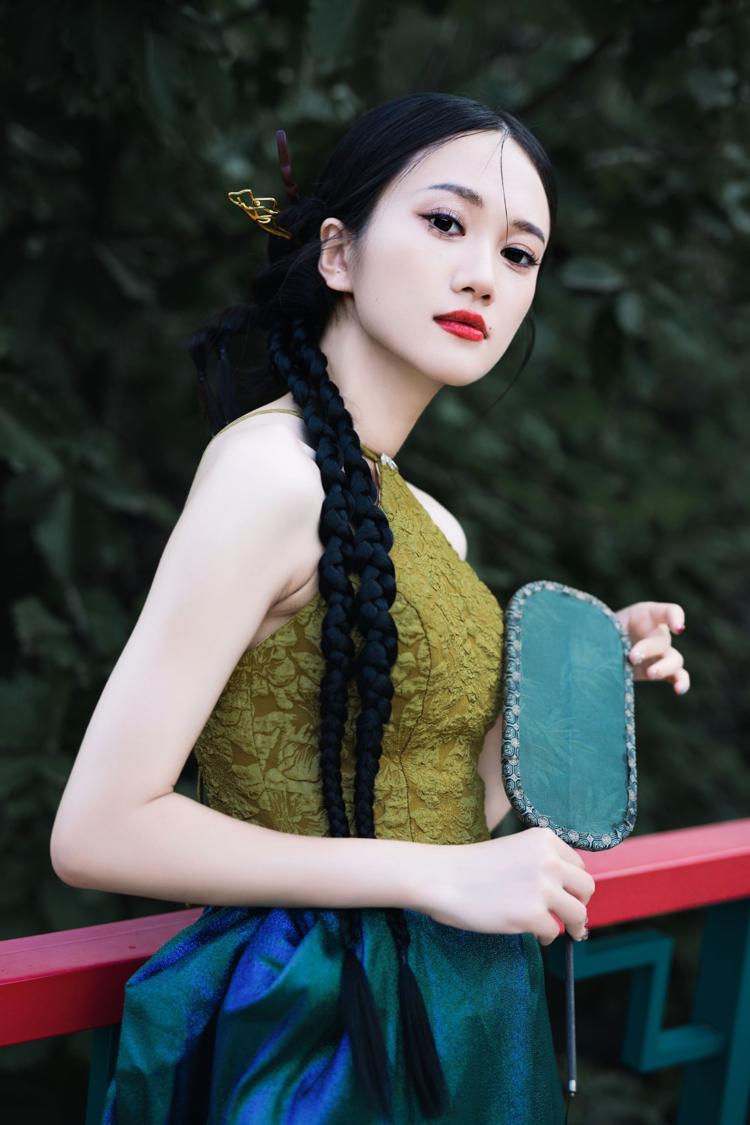 图片[6]-文文 – 《新中式礼服游园》[23P]-COS写真在线网