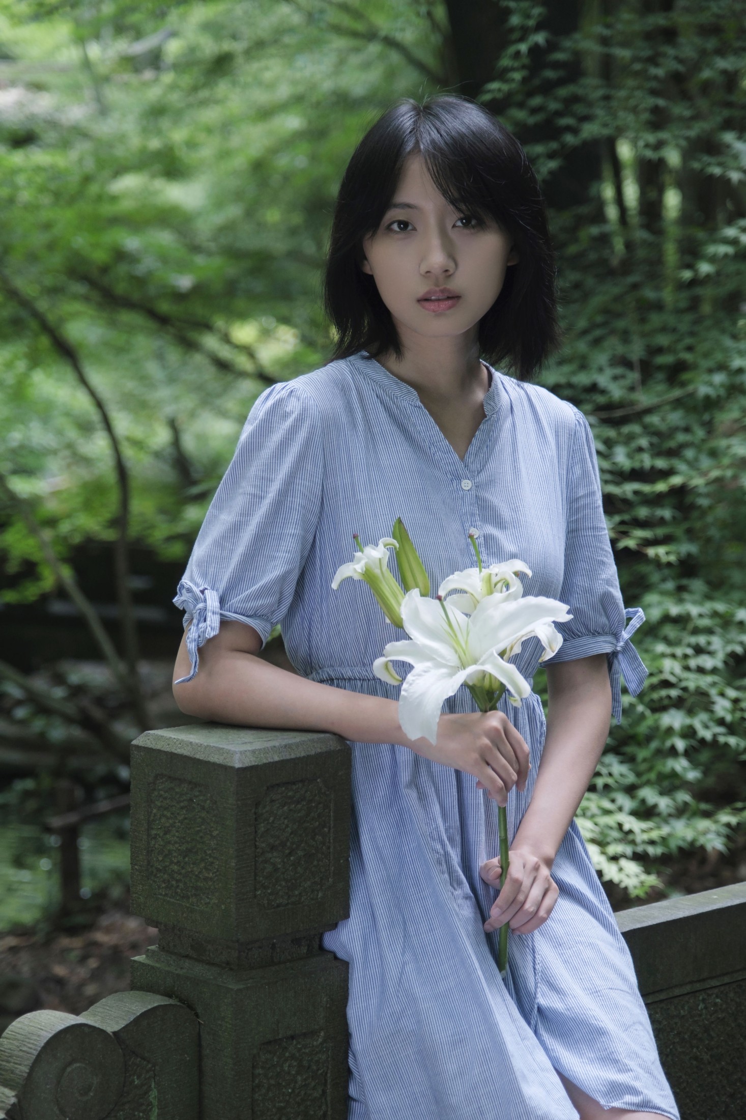 俺是文雯啊 – 《夏日留存》[34P] - 秀人网免费无水印在线套图写真