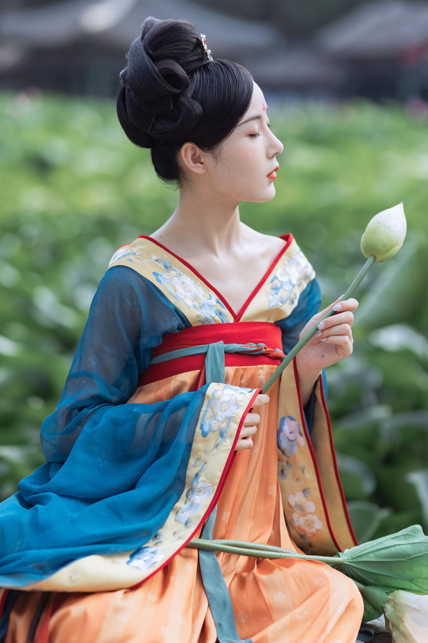 图片[5]-巴布Bubble – 《荷香》[40P]-COS写真在线网