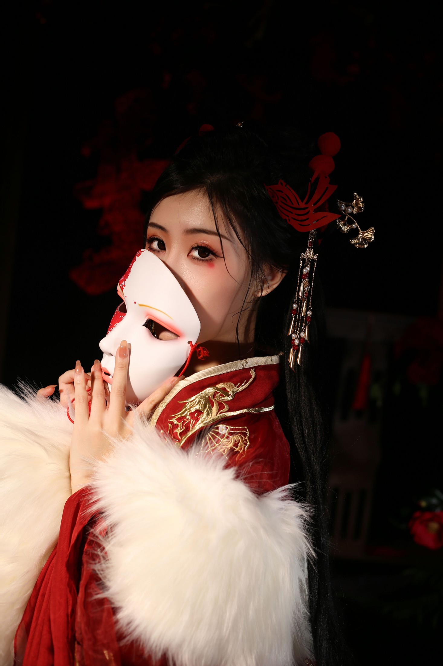 图片[4]-待宵 – 《红梅剪纸》[41P]-COS写真在线网