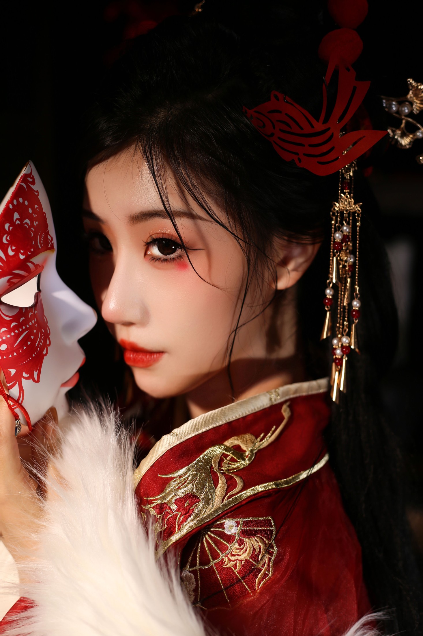 图片[5]-待宵 – 《红梅剪纸》[41P]-COS写真在线网