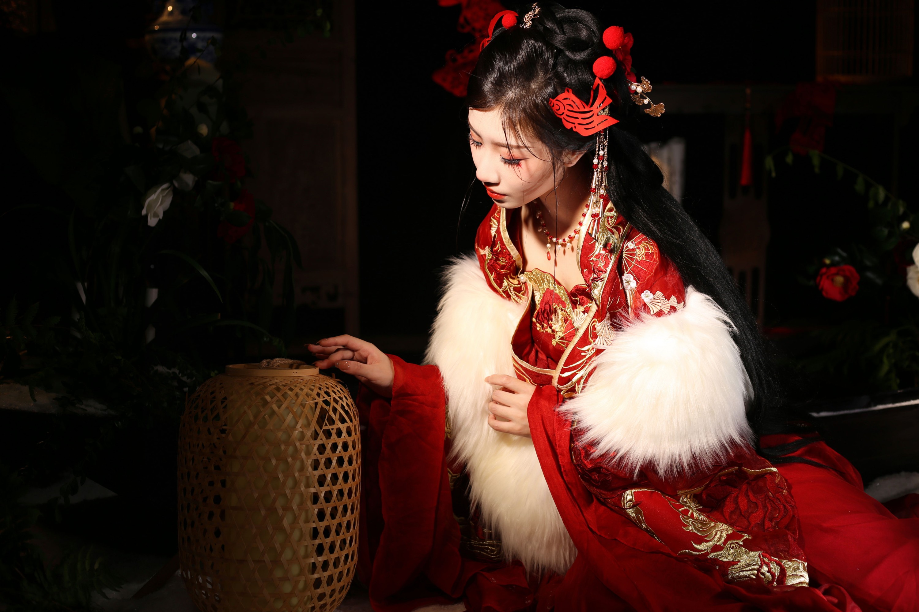 图片[3]-待宵 – 《红梅剪纸》[41P]-COS写真在线网