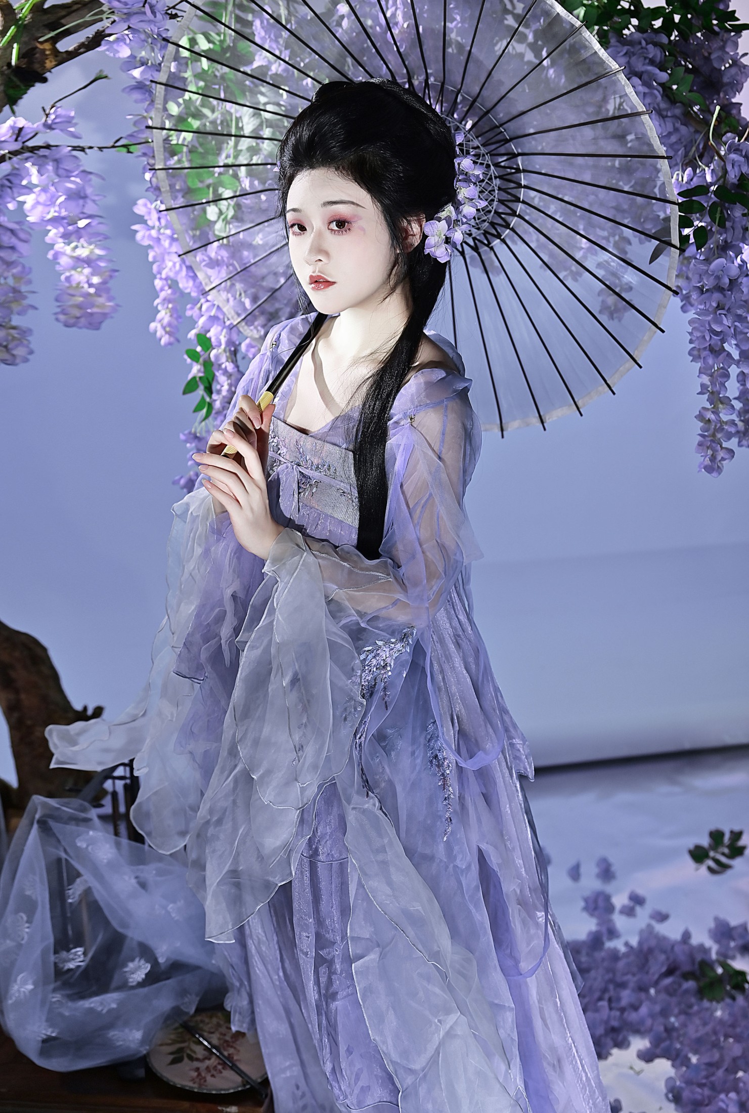 图片[4]-神赐杏杏 – 《紫藤少女》[22P]-COS写真在线网