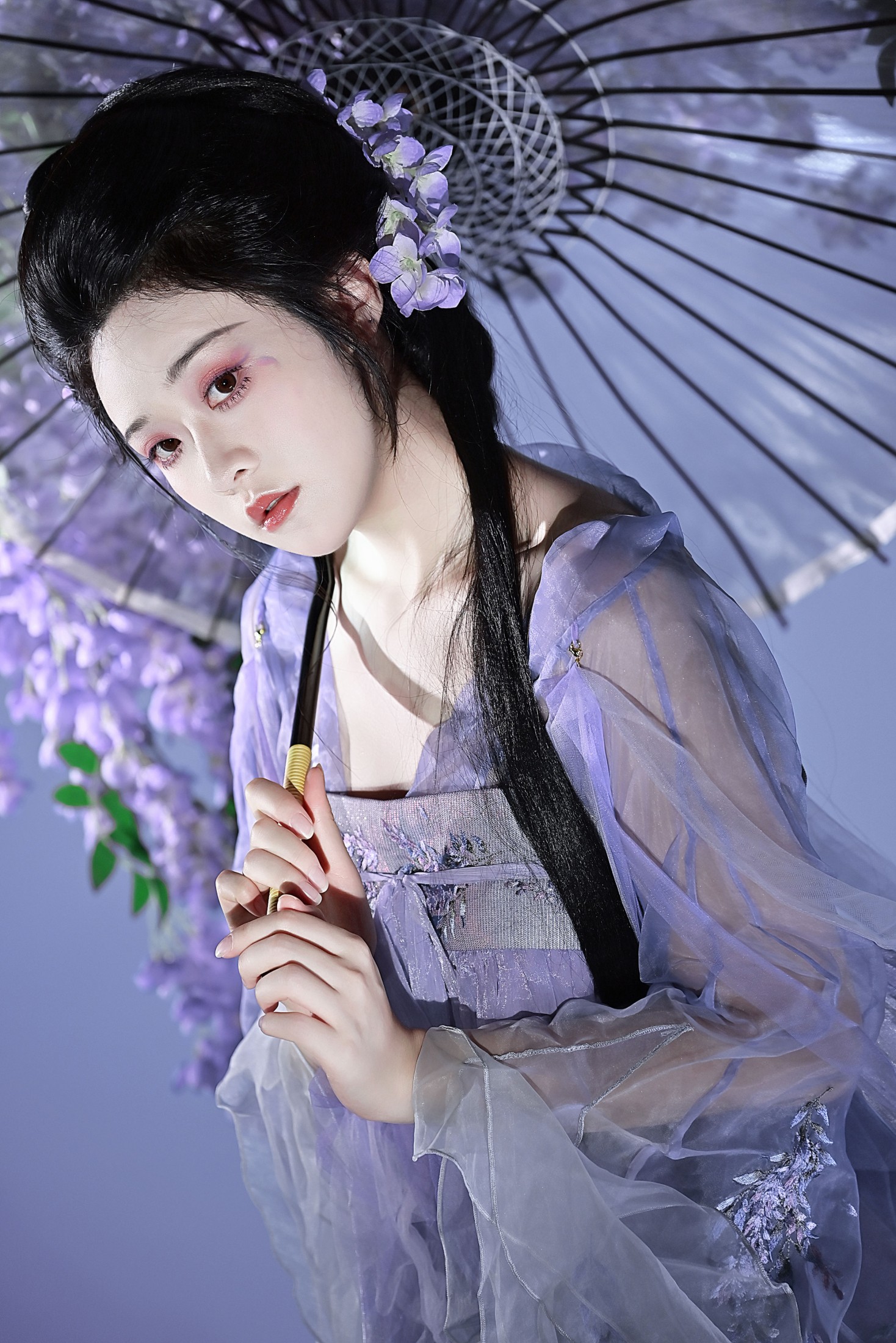 图片[5]-神赐杏杏 – 《紫藤少女》[22P]-COS写真在线网