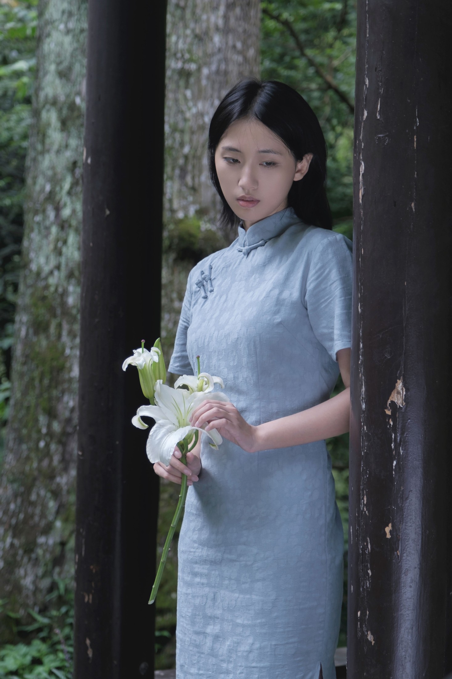 图片[3]-俺是文雯啊 – 《清冷百合》[29P]-COS写真在线网