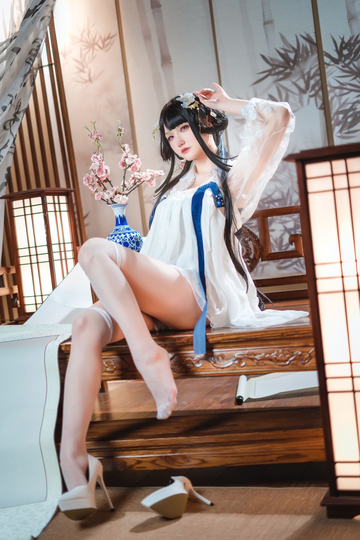 图片[5]-仙九Airi_ – 《碧蓝航线-逸仙旗袍》[23P]-COS写真在线网