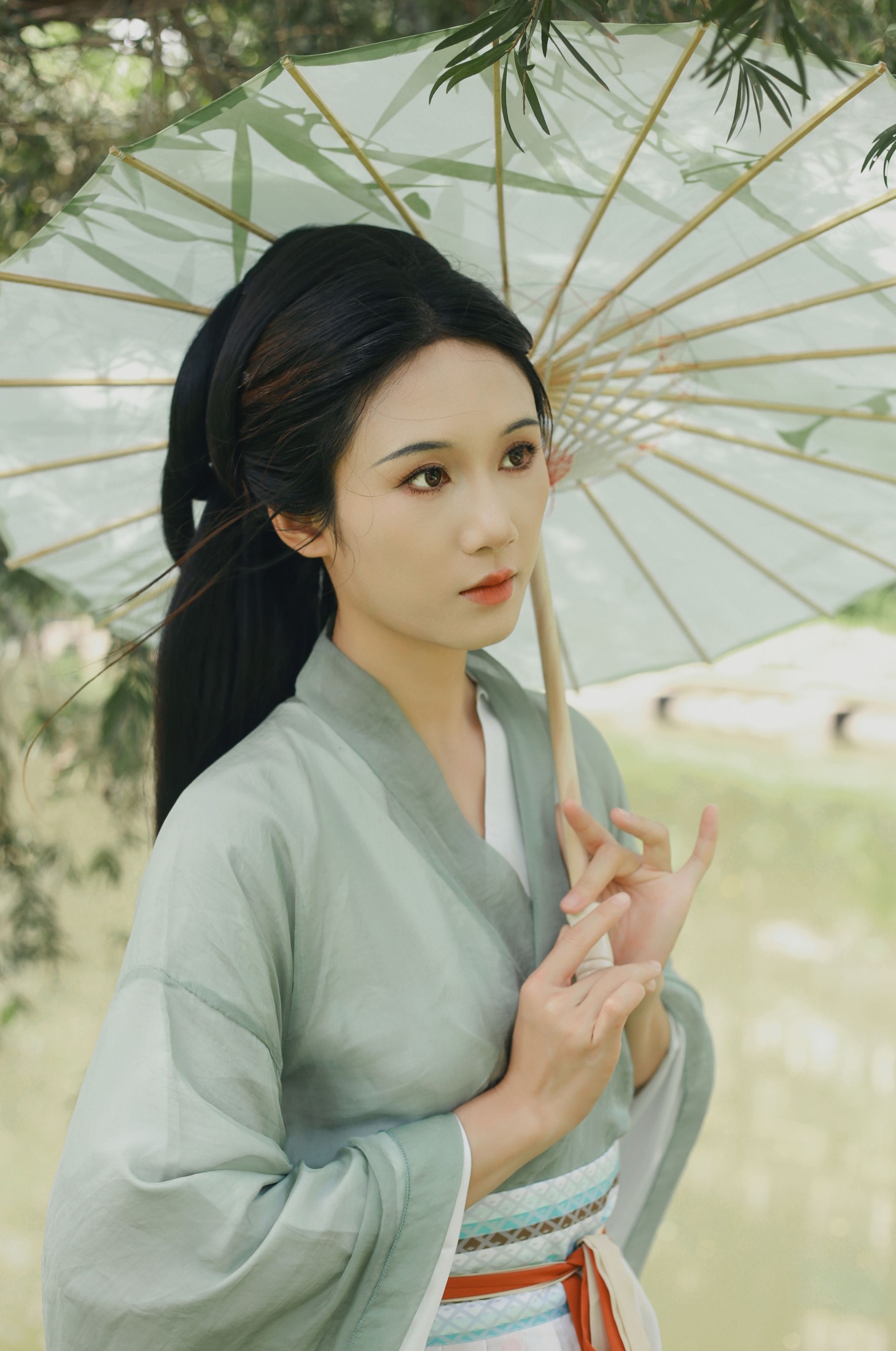 图片[4]-蓝舍予 – 《微风青绿》[26P]-COS写真在线网