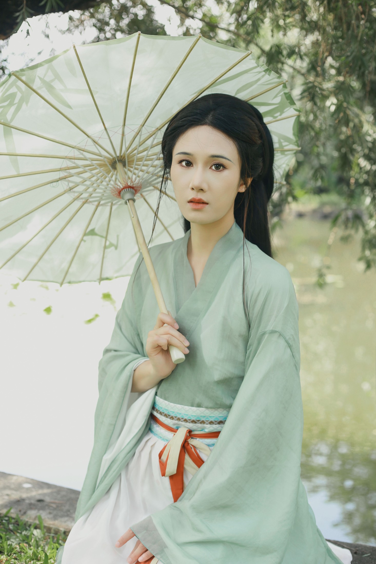 图片[5]-蓝舍予 – 《微风青绿》[26P]-COS写真在线网