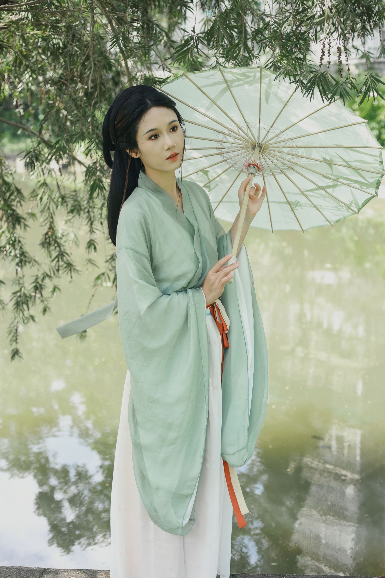 图片[3]-蓝舍予 – 《微风青绿》[26P]-COS写真在线网