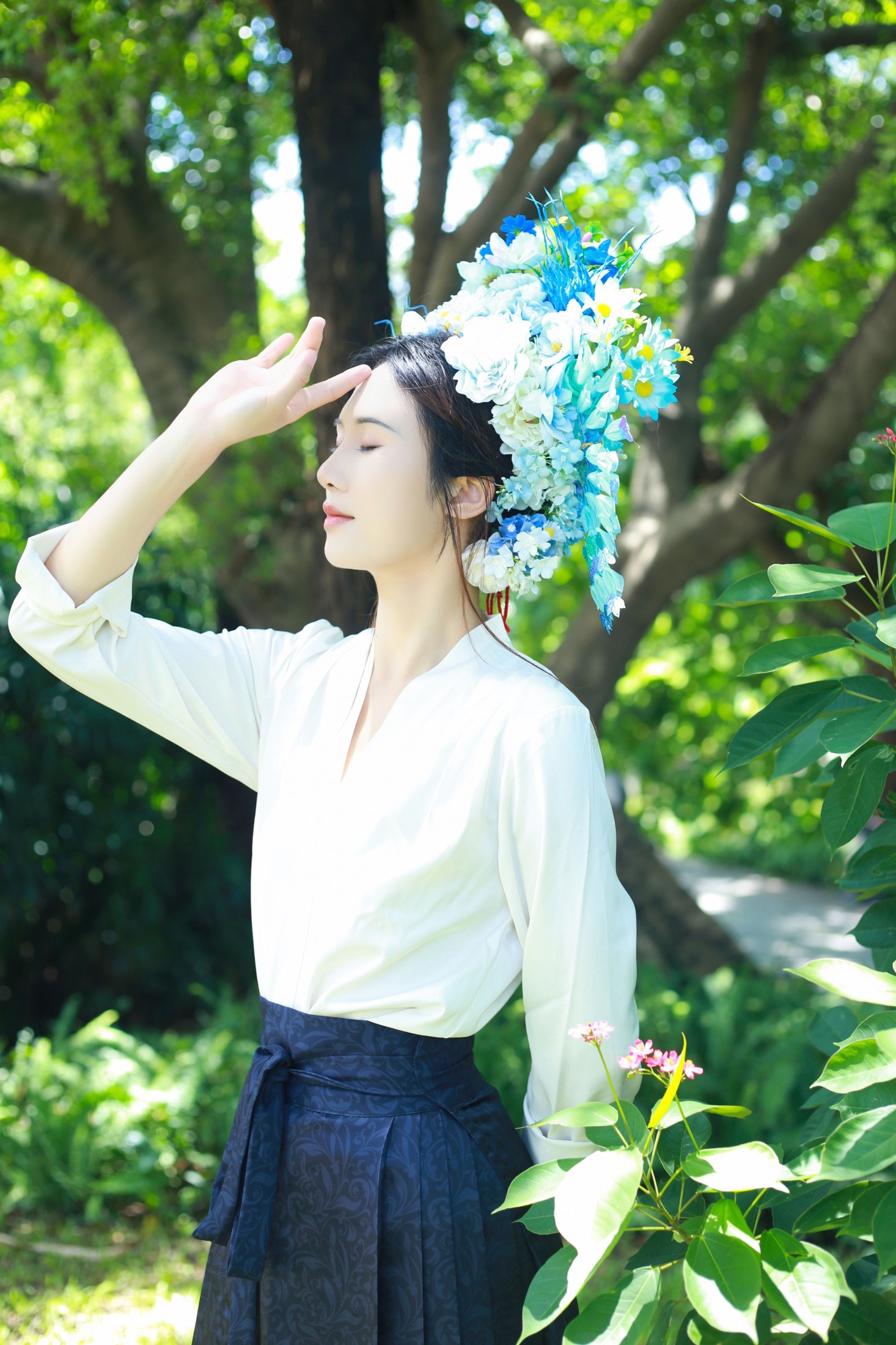 图片[6]-蓝舍予 – 《英花》[25P]-COS写真在线网