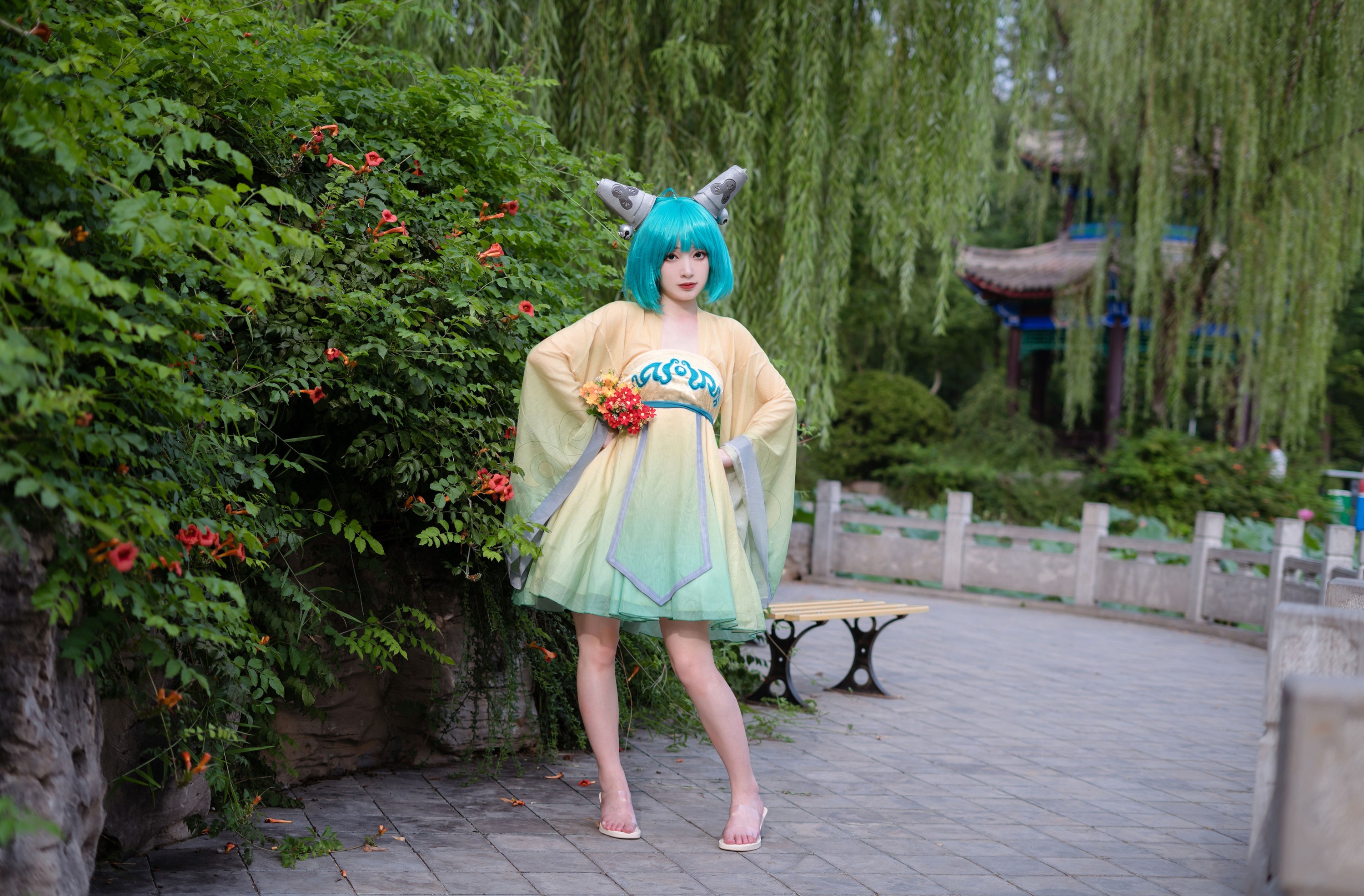 图片[5]-桃墨公子x – 《可爱的蔡文姬》[27P]-COS写真在线网