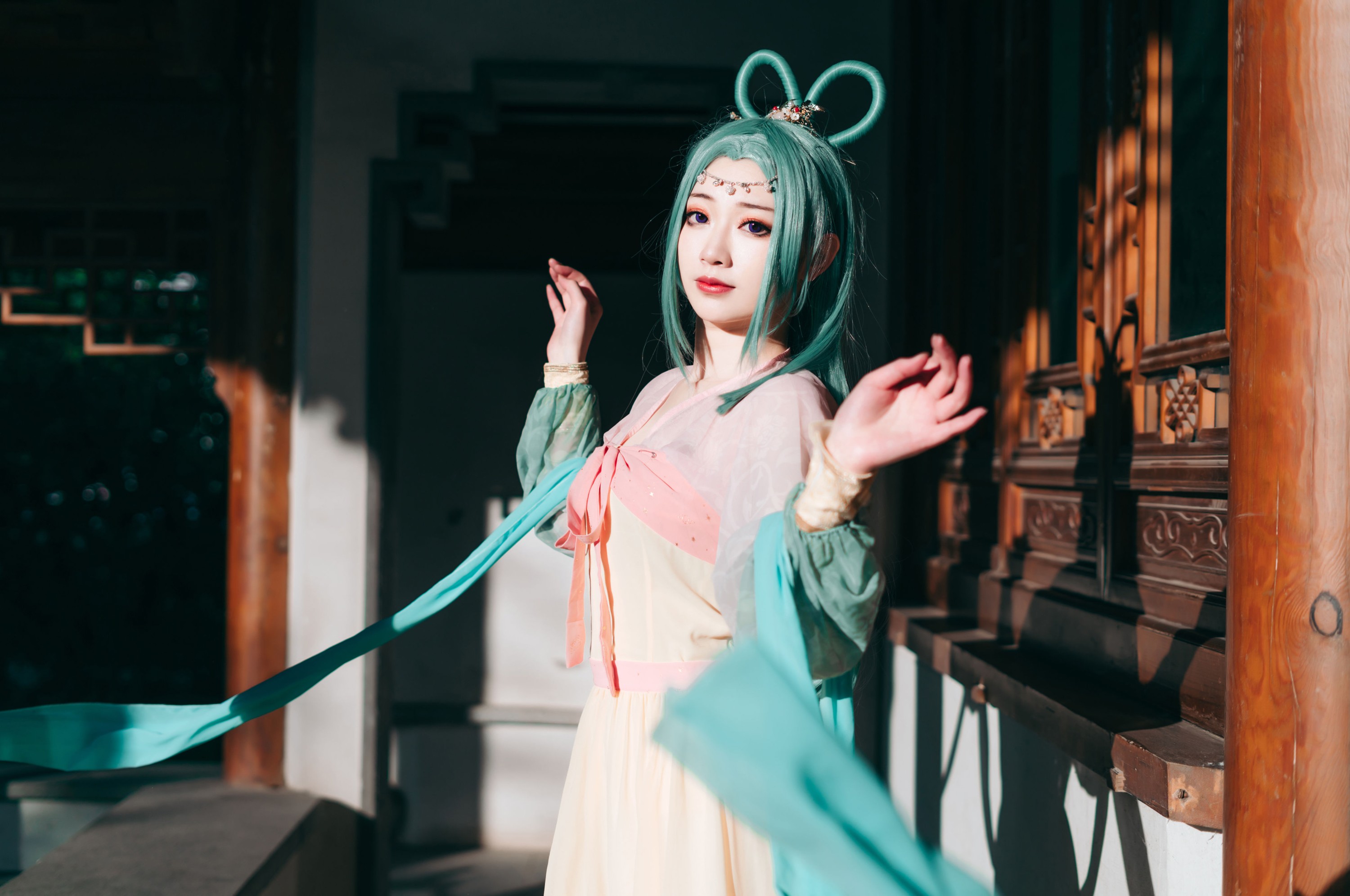 图片[4]-桃墨公子x – 《蓝兔宫装拟人》[22P]-COS写真在线网