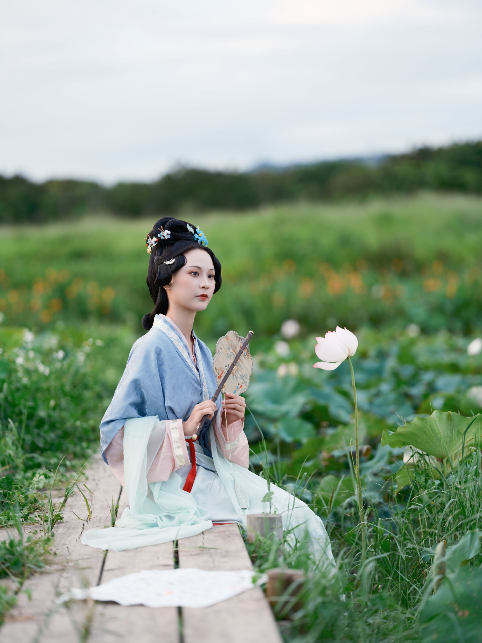 图片[3]-敏娜 – 《荷之华》[53P]-COS写真在线网