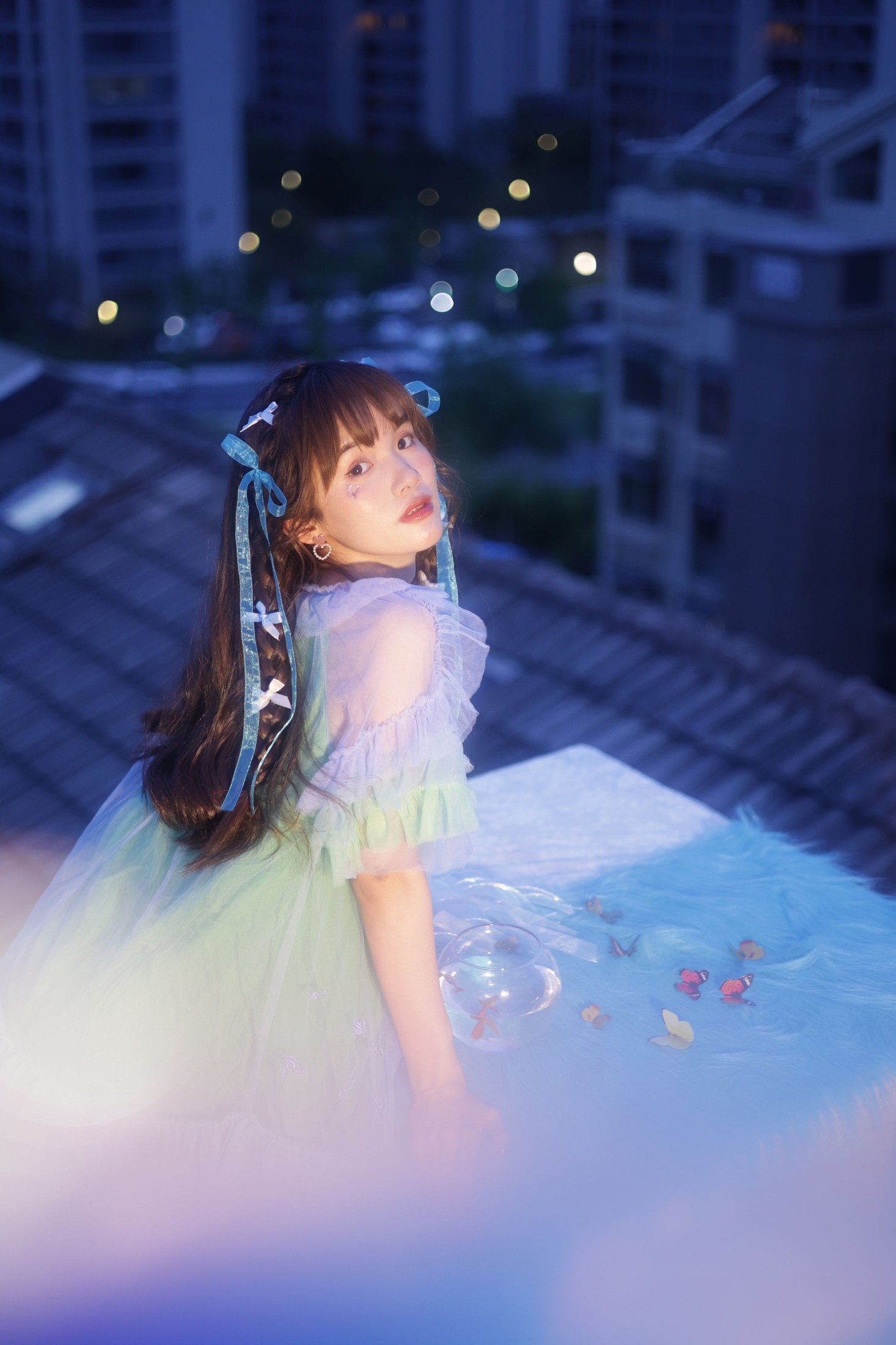 图片[3]-文仔 – 《蓝色的梦》[27P]-COS写真在线网