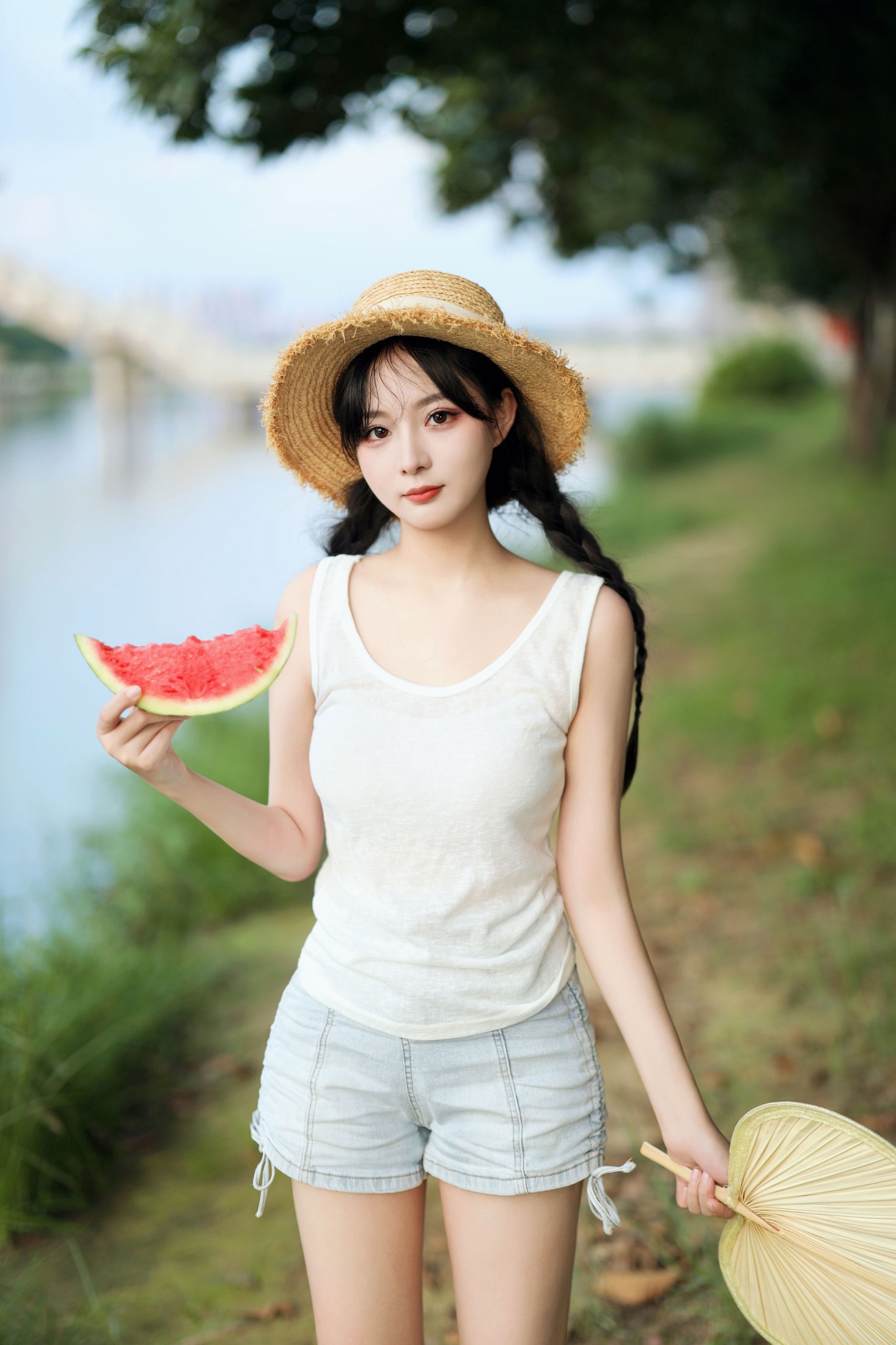 图片[3]-我是小岁岁 – 《夏日西瓜》[22P]-COS写真在线网