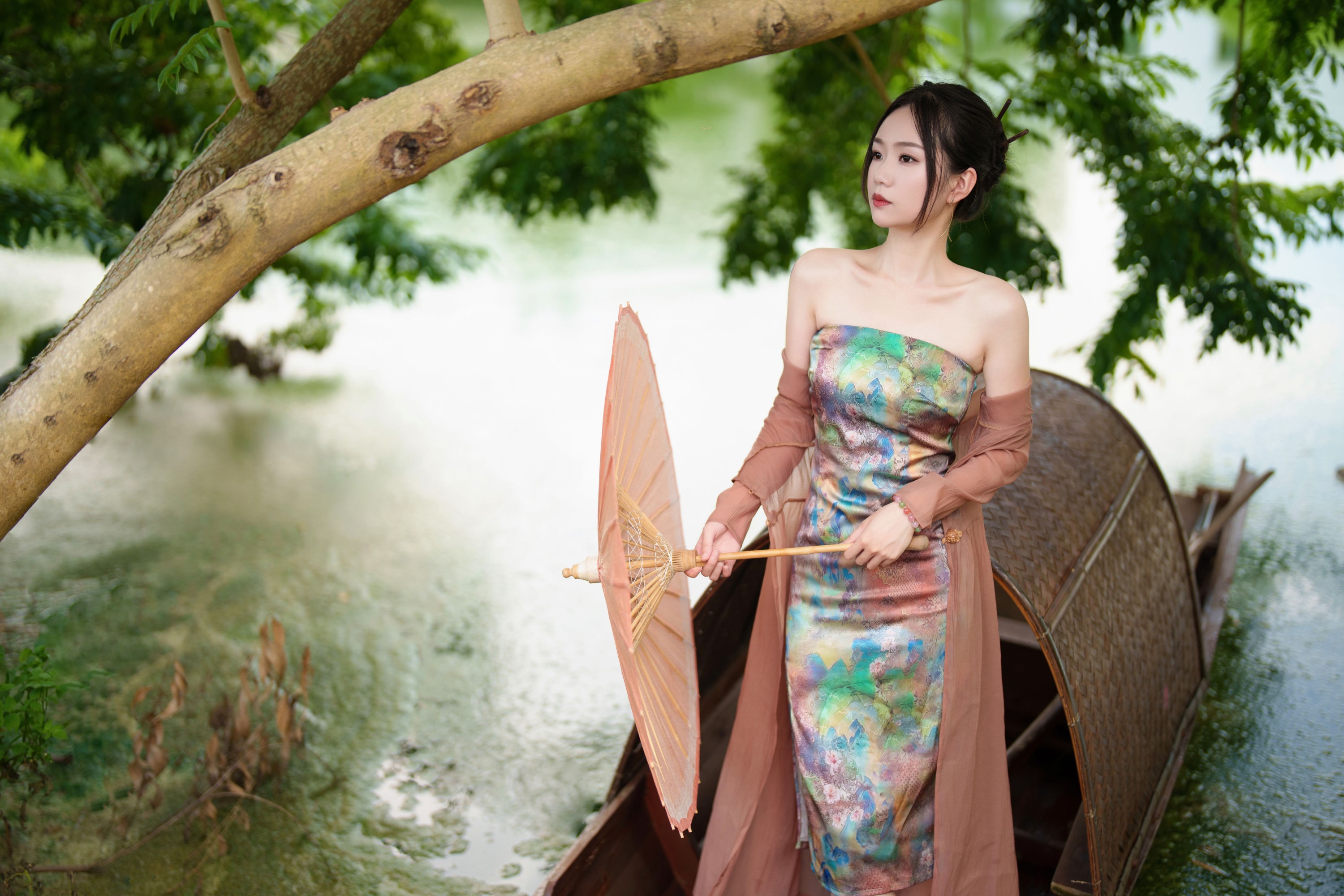 图片[3]-迪丽热鸭 – 《新中式写真》[25P]-COS写真在线网