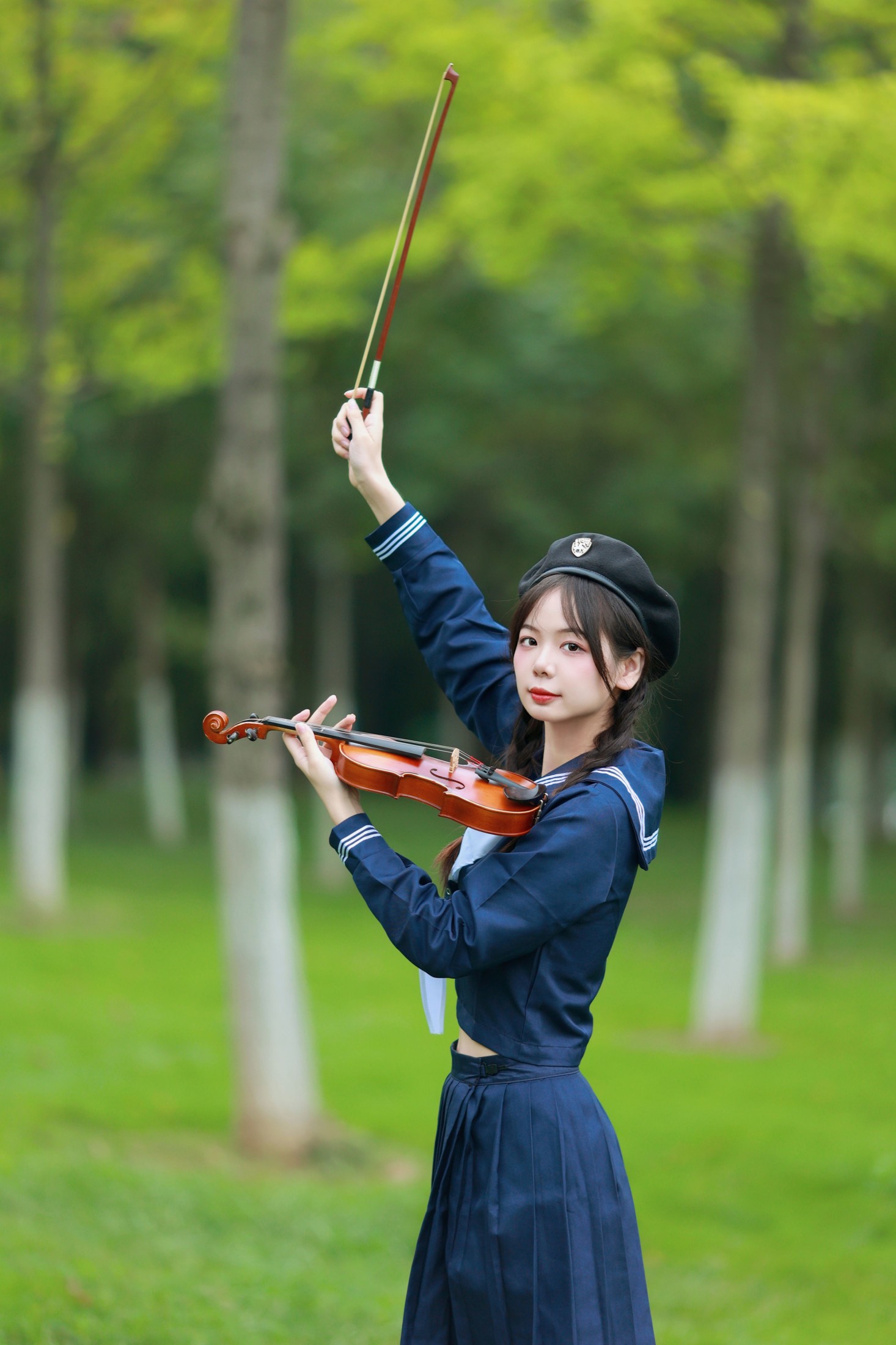 图片[4]-暮烟色CC – 《提琴少女》[29P]-COS写真在线网