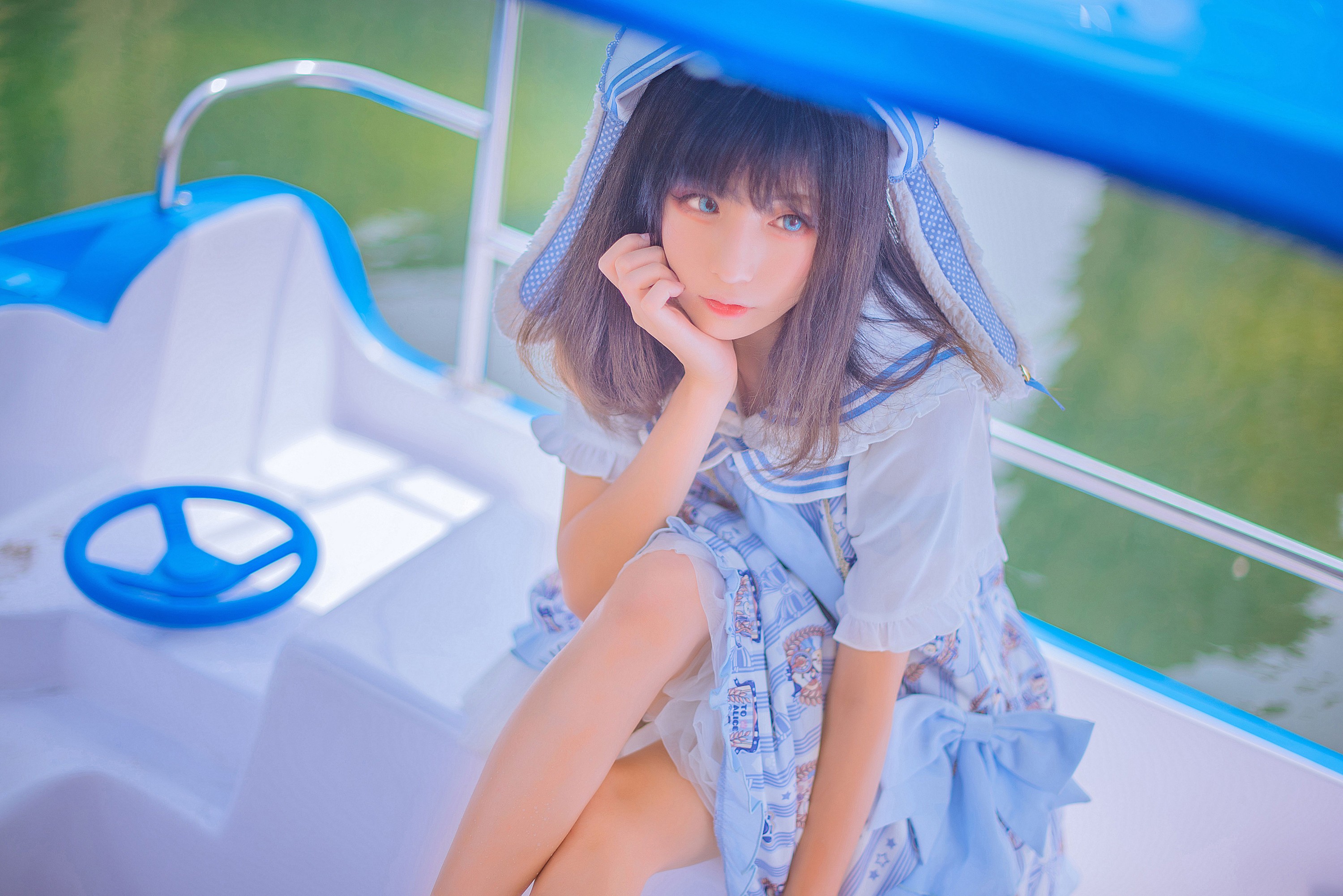 图片[6]-花京院腥鱼 – 《蓝色少女》[31P]-COS写真在线网