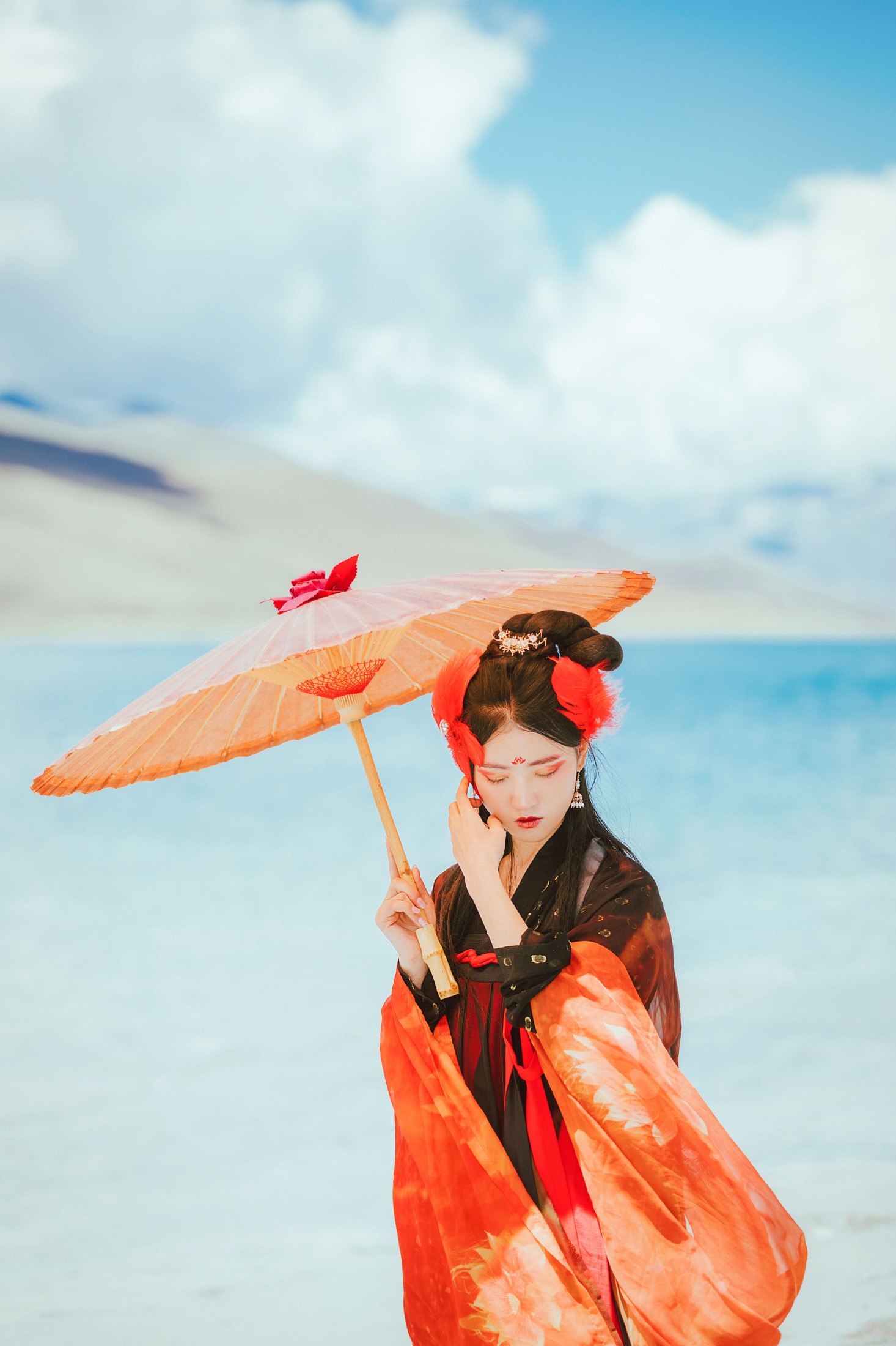 图片[4]-当初叫人家小田田 – 《羊湖行》[23P]-COS写真在线网