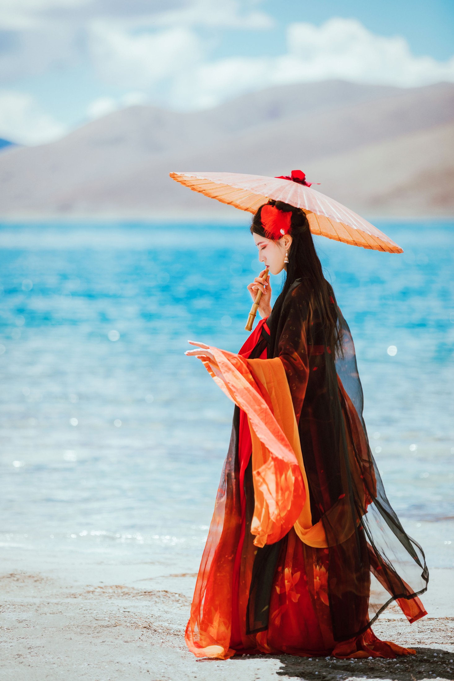 图片[3]-当初叫人家小田田 – 《羊湖行》[23P]-COS写真在线网