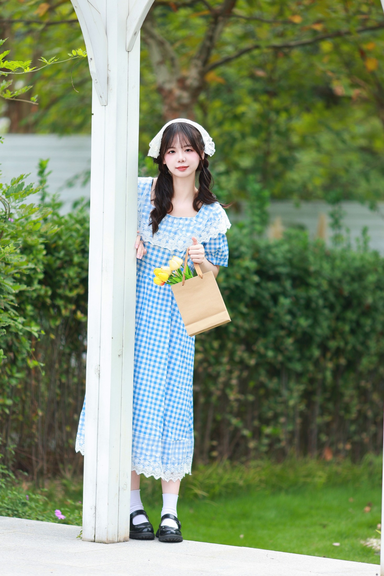 图片[6]-暮烟色CC – 《蓝裙子少女》[30P]-COS写真在线网