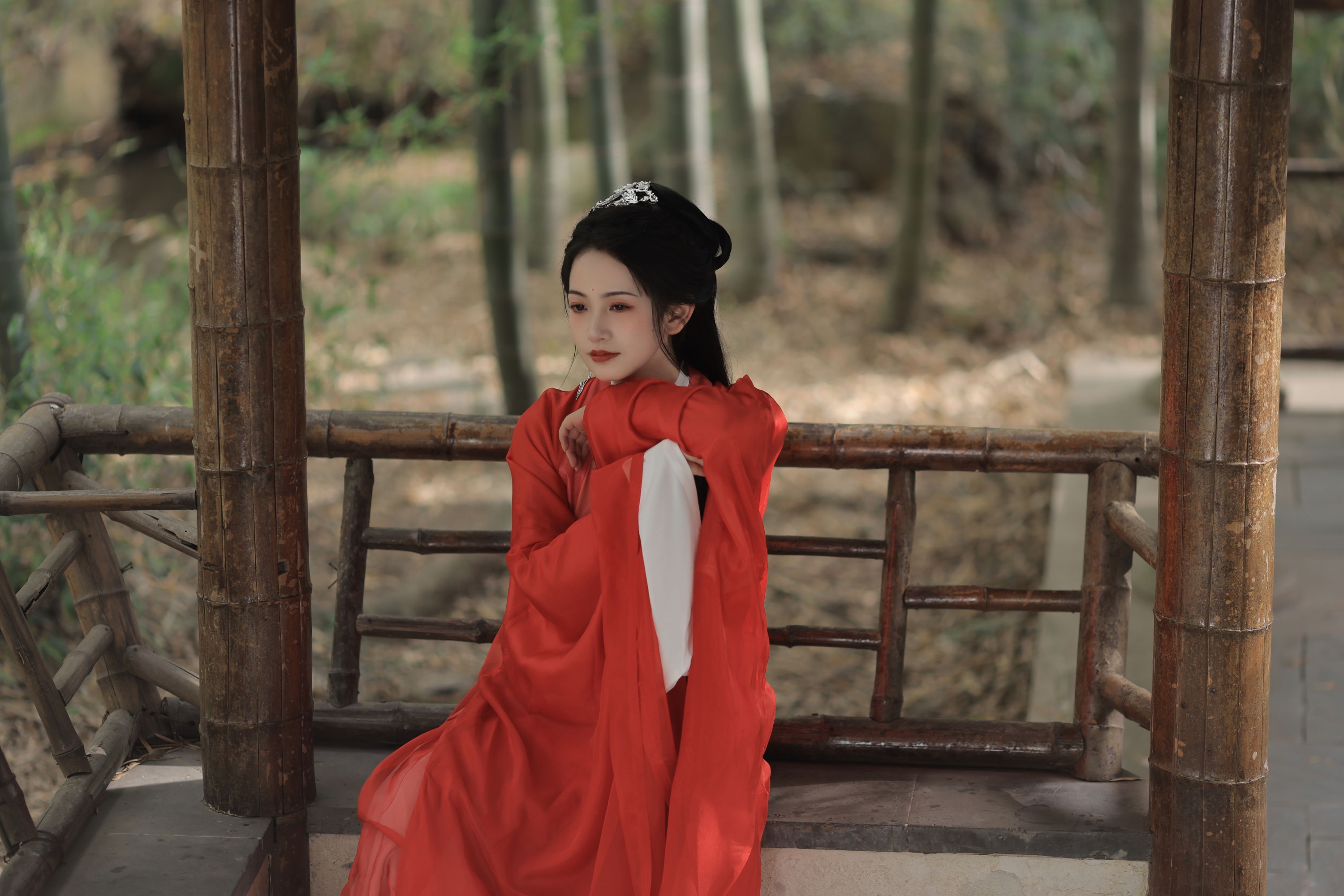图片[6]-言小七 – 《红衣女子》[29P]-COS写真在线网