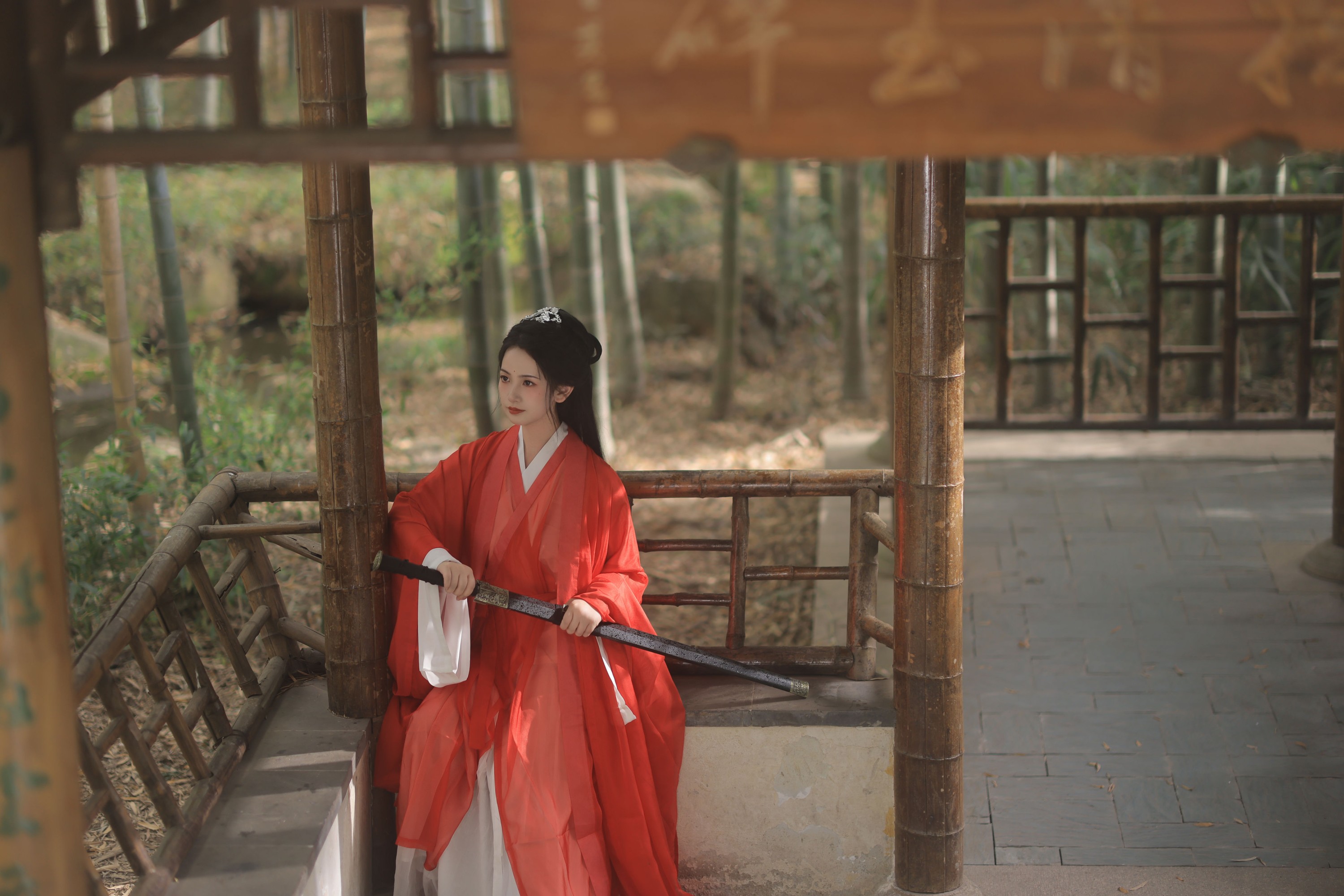 图片[5]-言小七 – 《红衣女子》[29P]-COS写真在线网