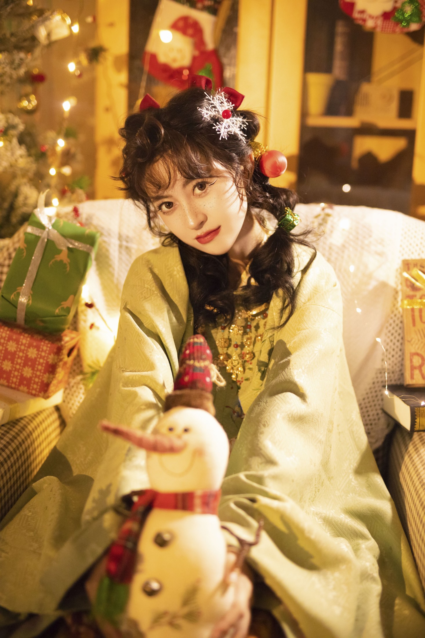 图片[4]-壹萱- – 《汉洋折中圣诞照》[22P]-COS写真在线网